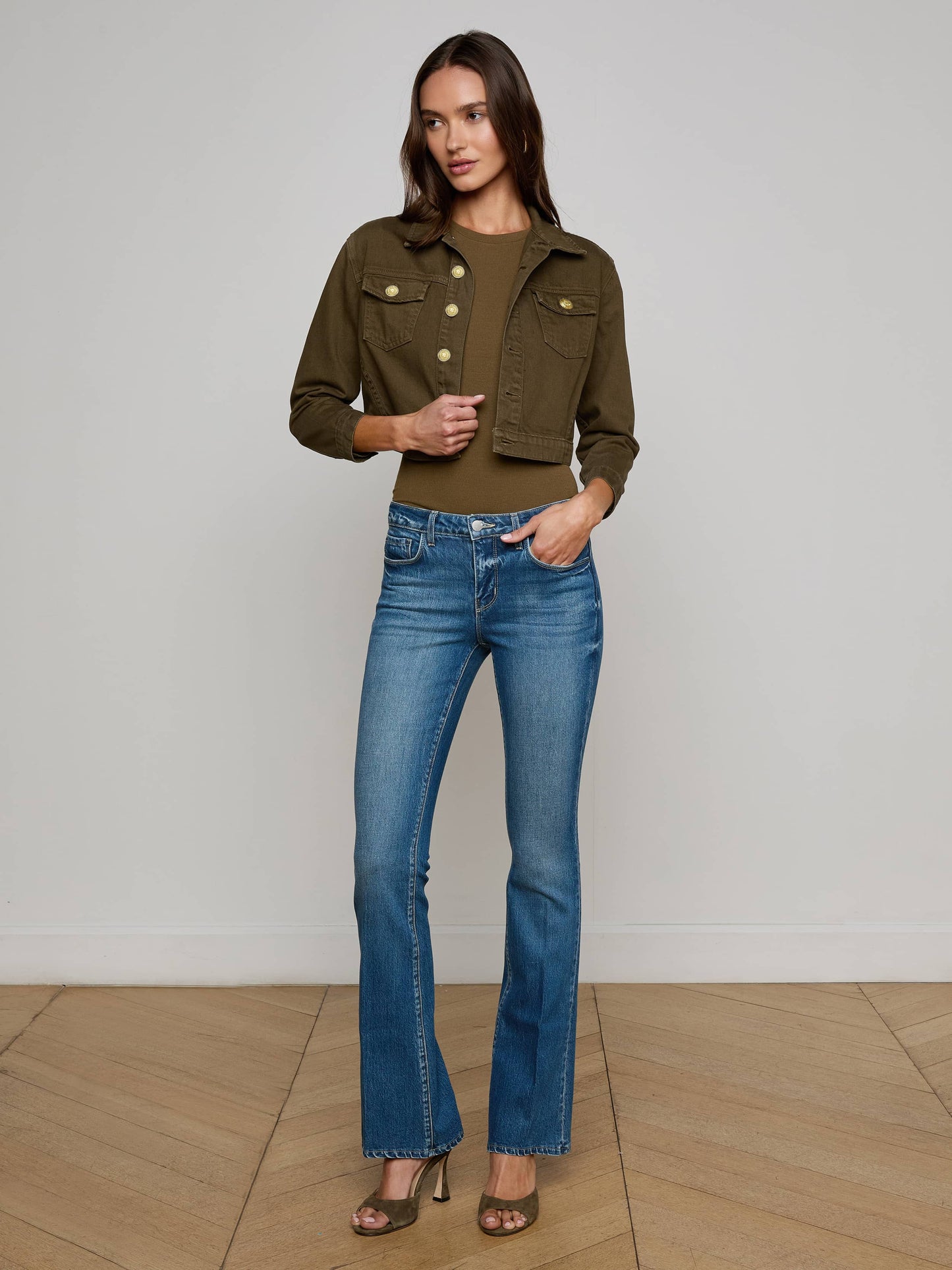 Koda Cropped Denim Jacket