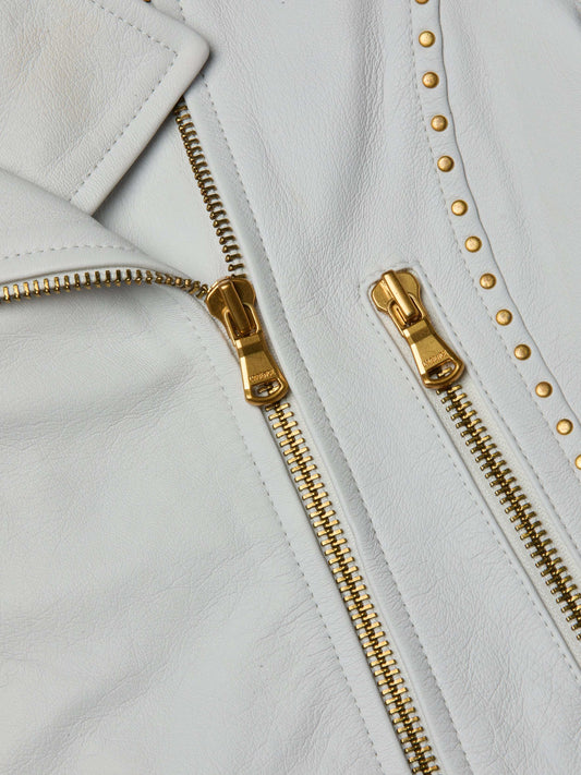 Aelin Studded Leather Jacket