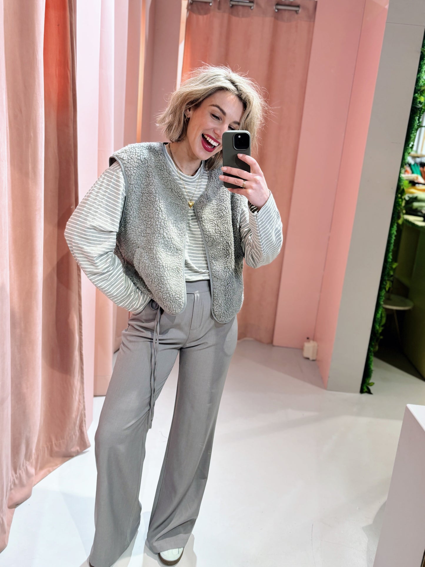 Flinn Pantalon - Grijs