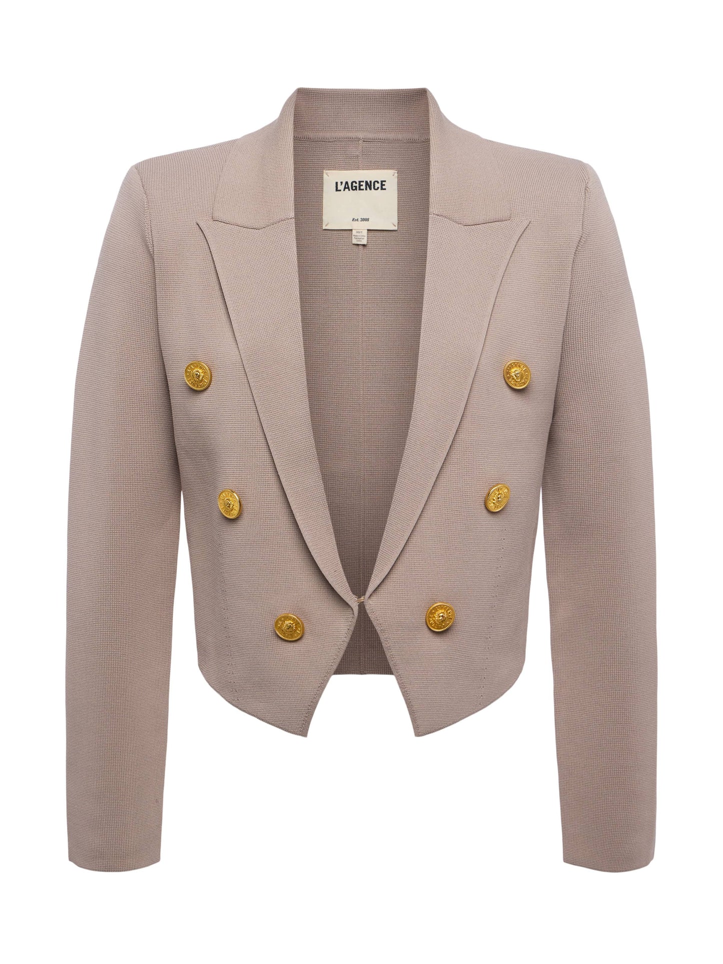 Elio Cropped Knit Blazer