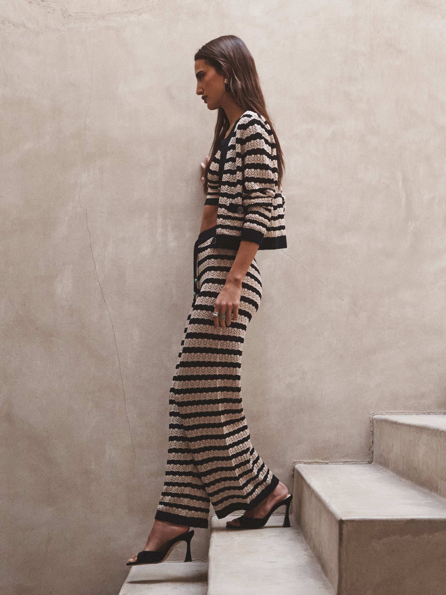 Orla Pointelle Knit Cardigan