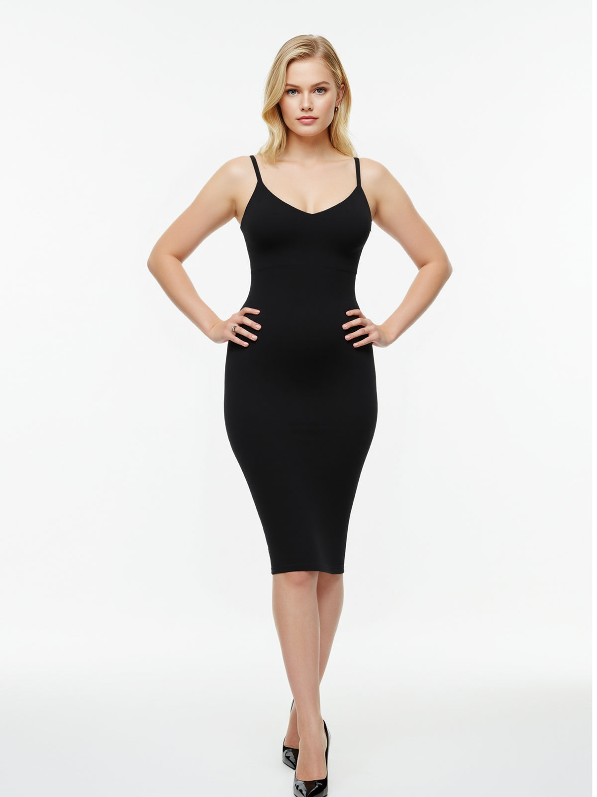 Shapewear Sleeveless Sculpting Seamless Dress Set