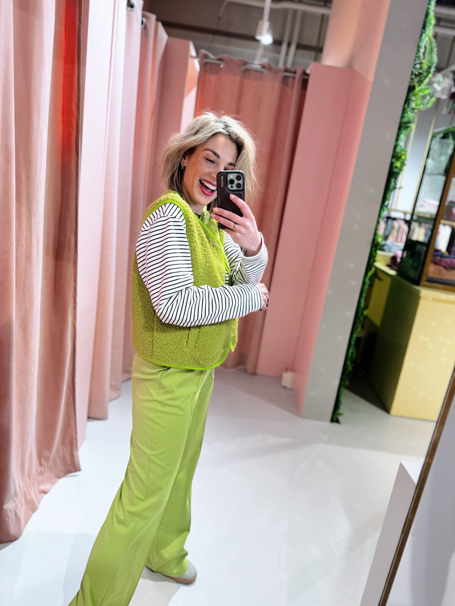 Dafne Pants - Lime Green