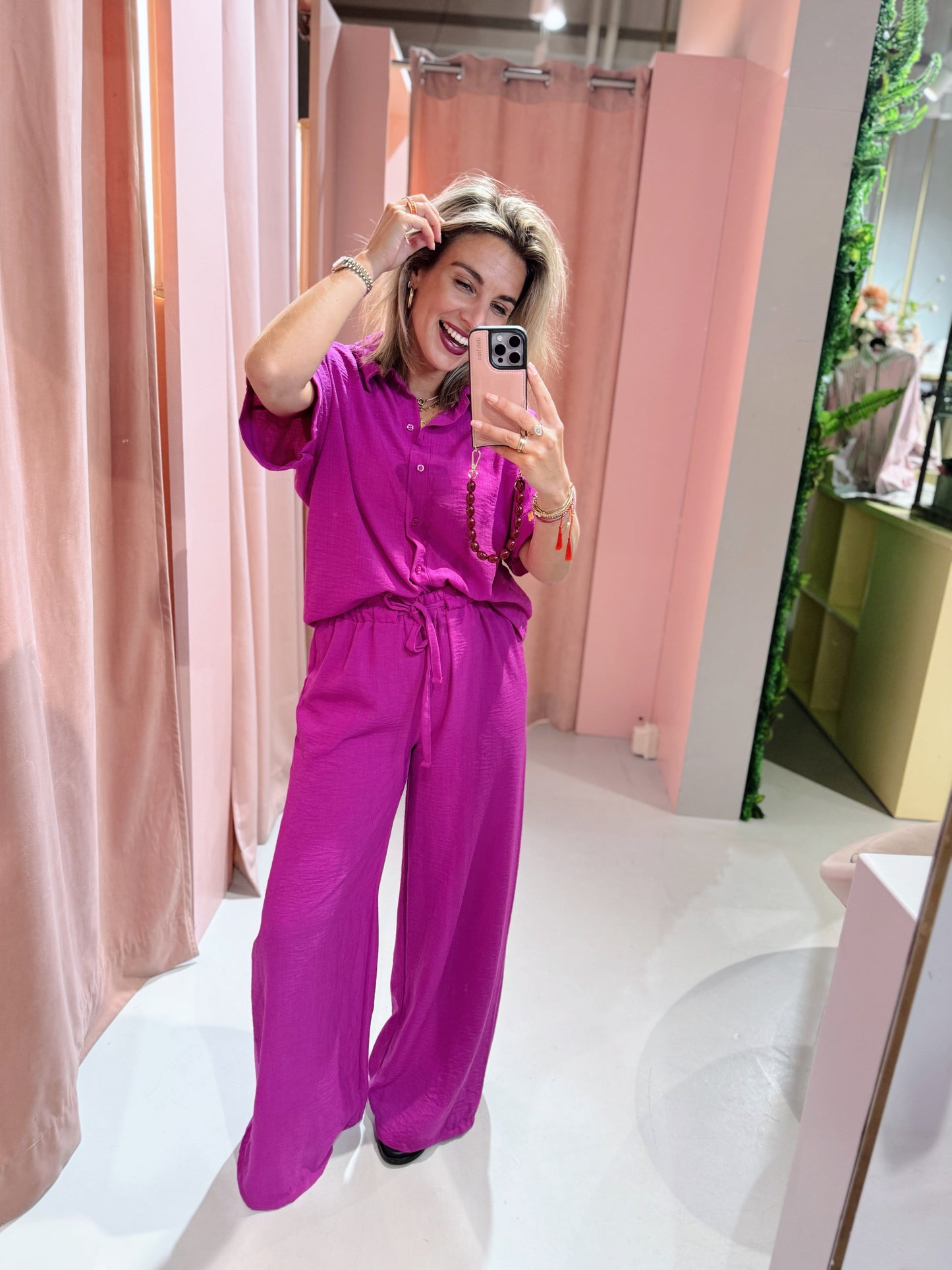 Kiani Pants - Magenta