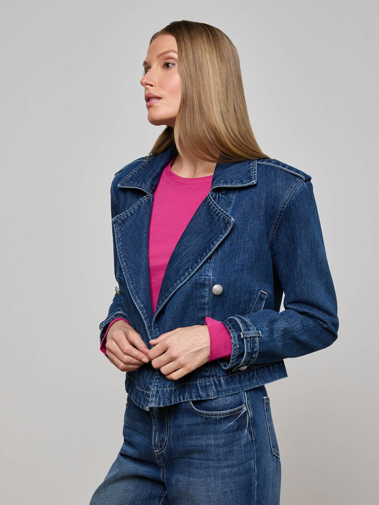 Maddox Denim Trench Coat