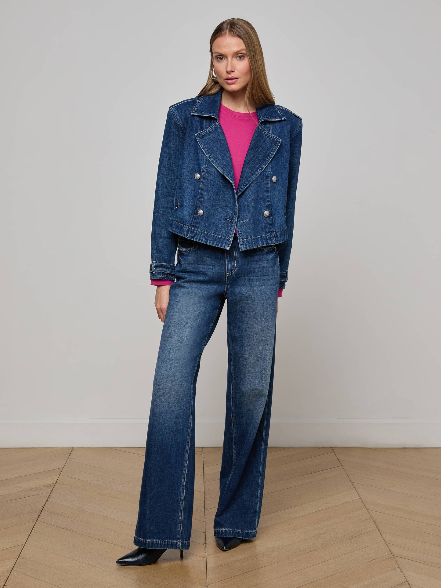 Maddox Denim Trench Coat