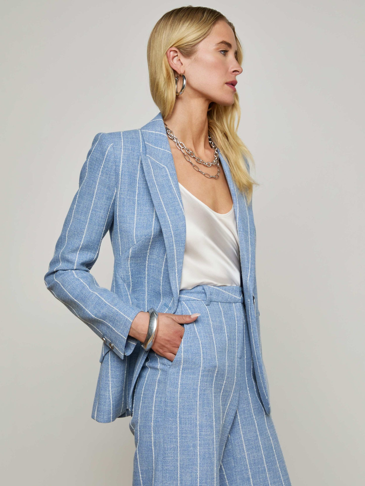 Chamberlain Pinstriped Blazer
