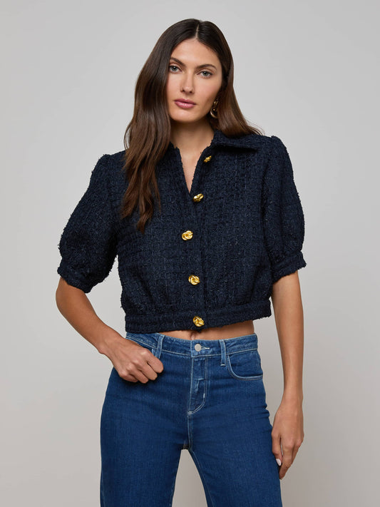 Cove Cropped Tweed Jacket