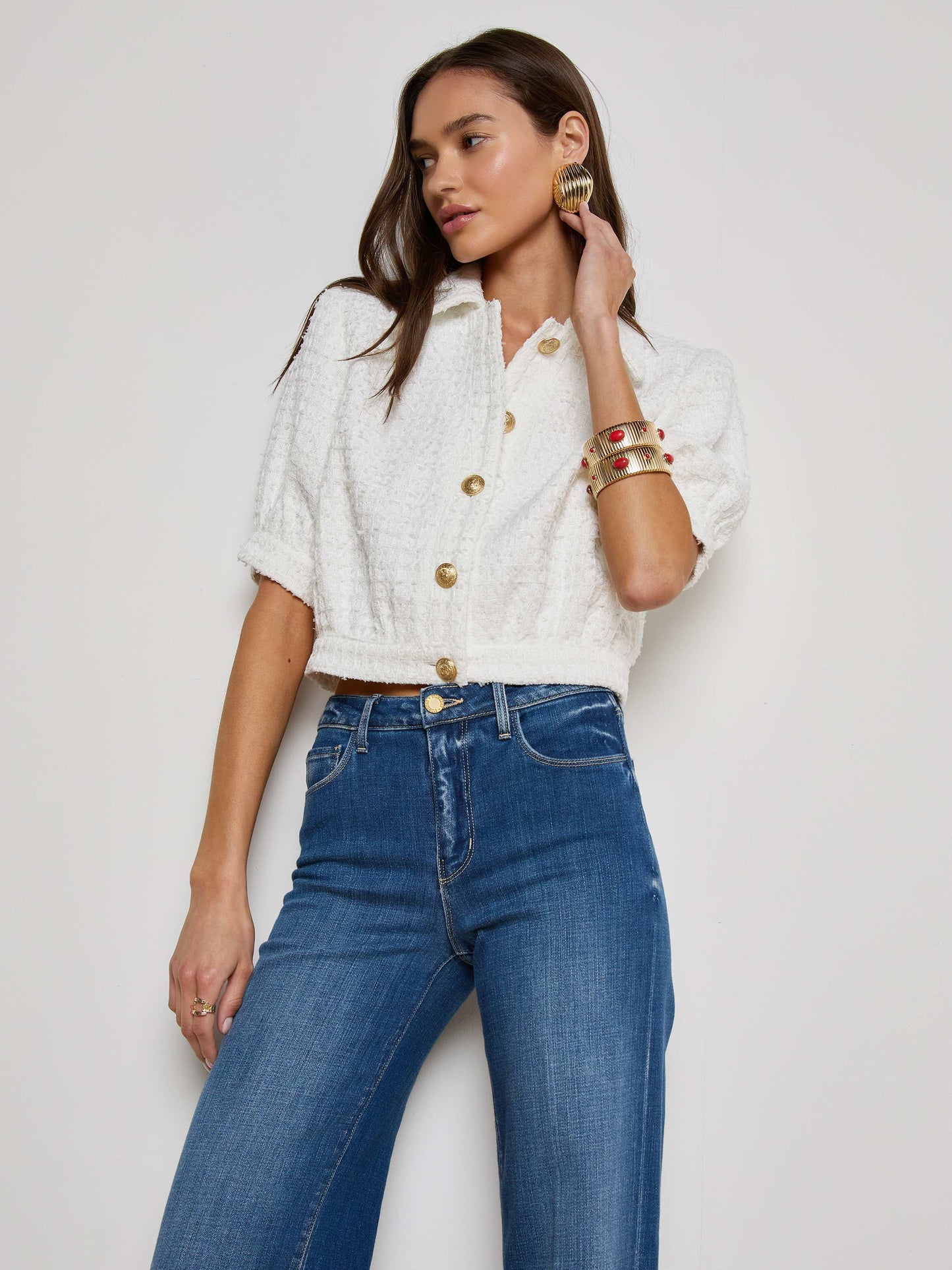 Cove Cropped Tweed Jacket