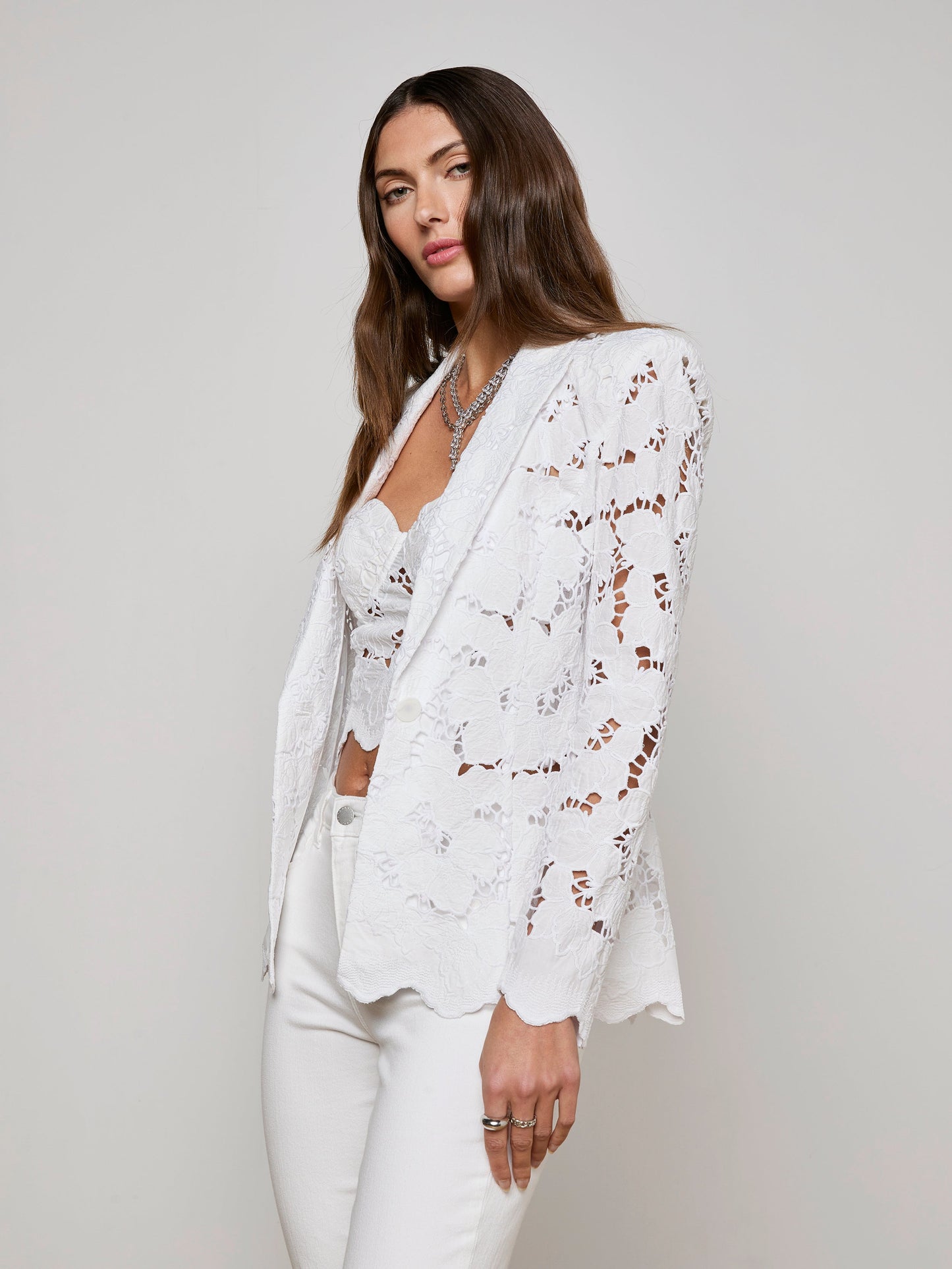 Clementine Lace Blazer