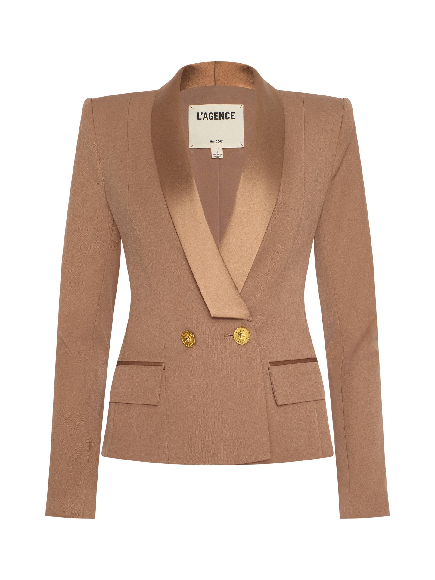 Imogen Satin Lapel Blazer