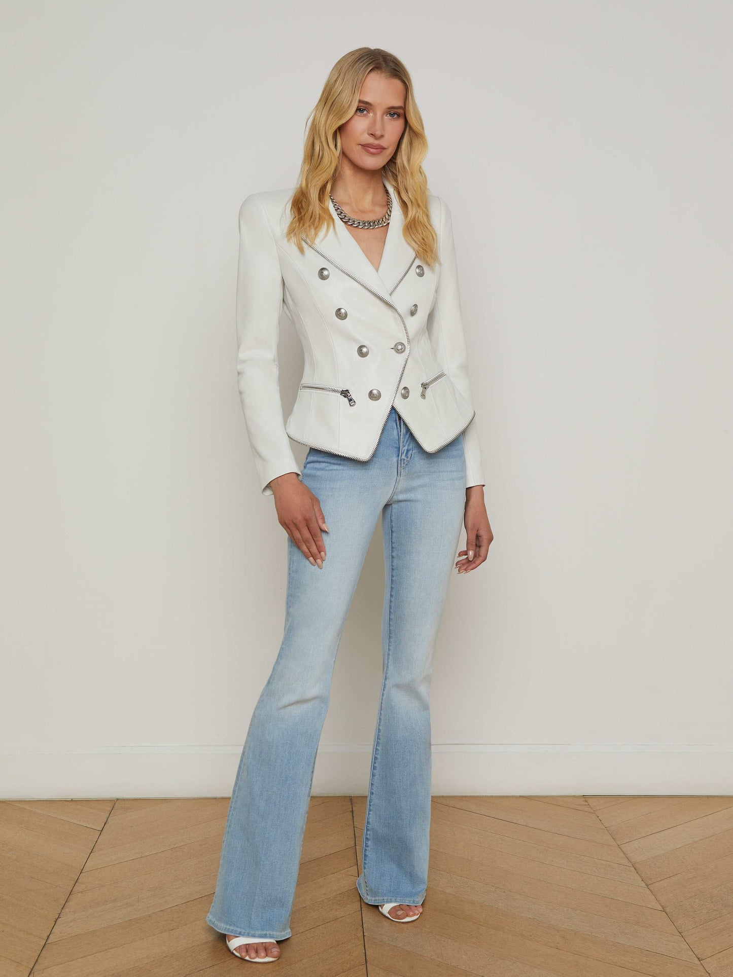 Ottilie Leather Blazer