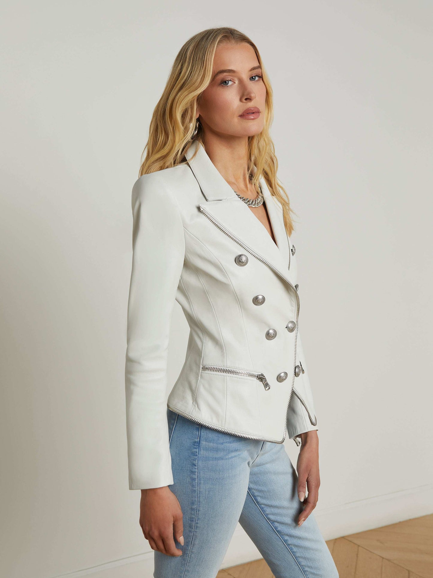 Ottilie Leather Blazer