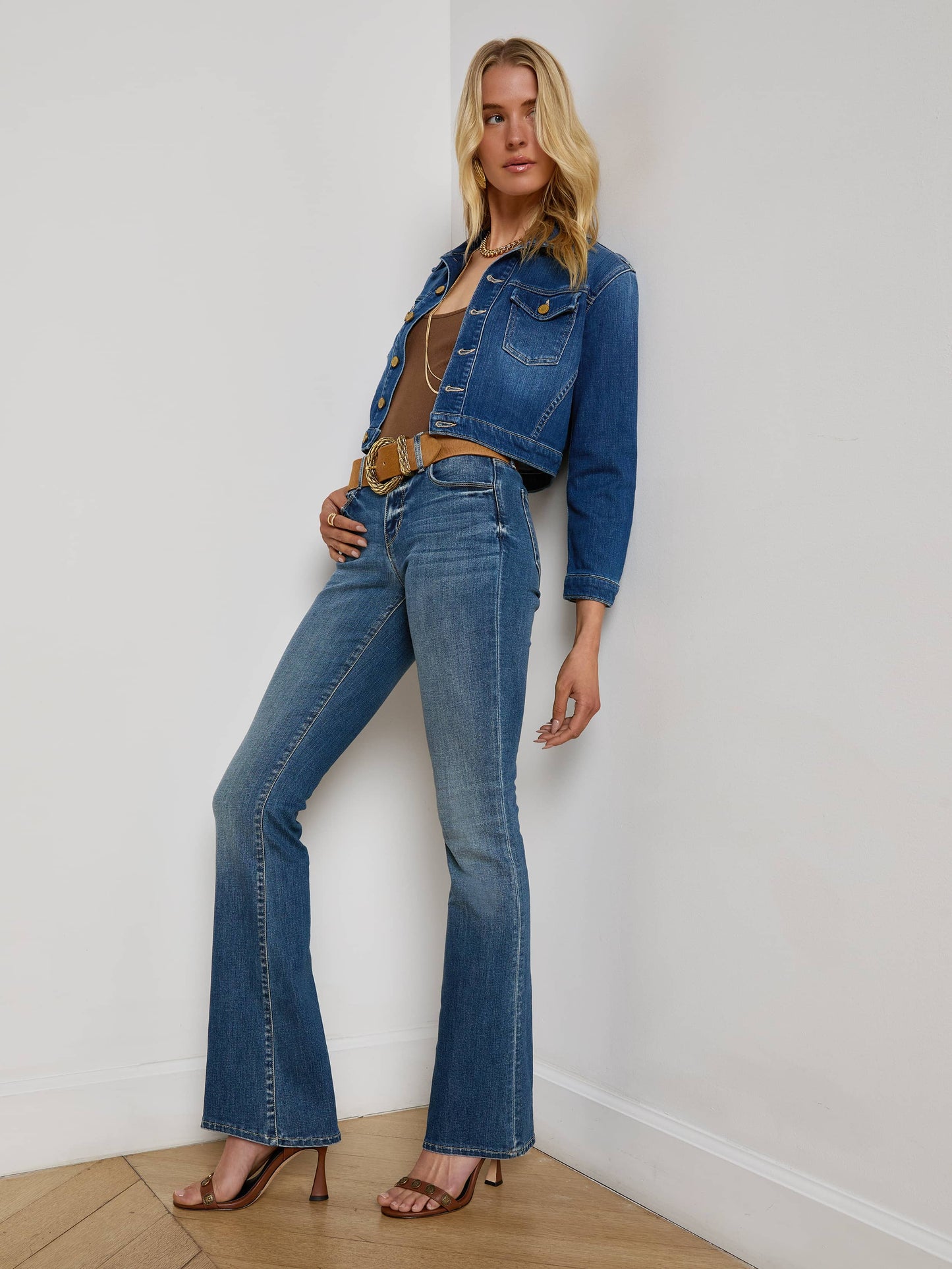 Koda Cropped Denim Jacket