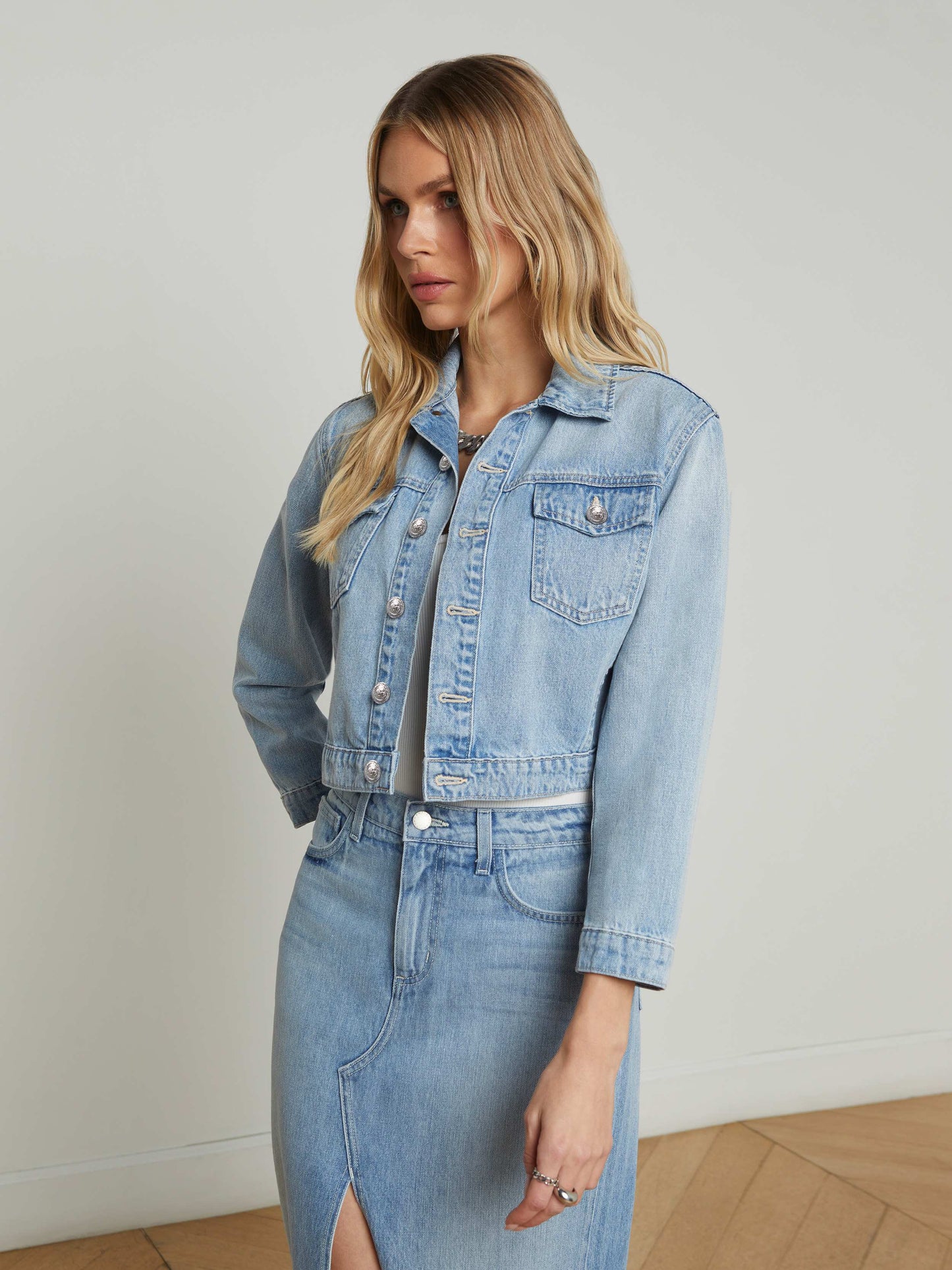 Koda Cropped Denim Jacket