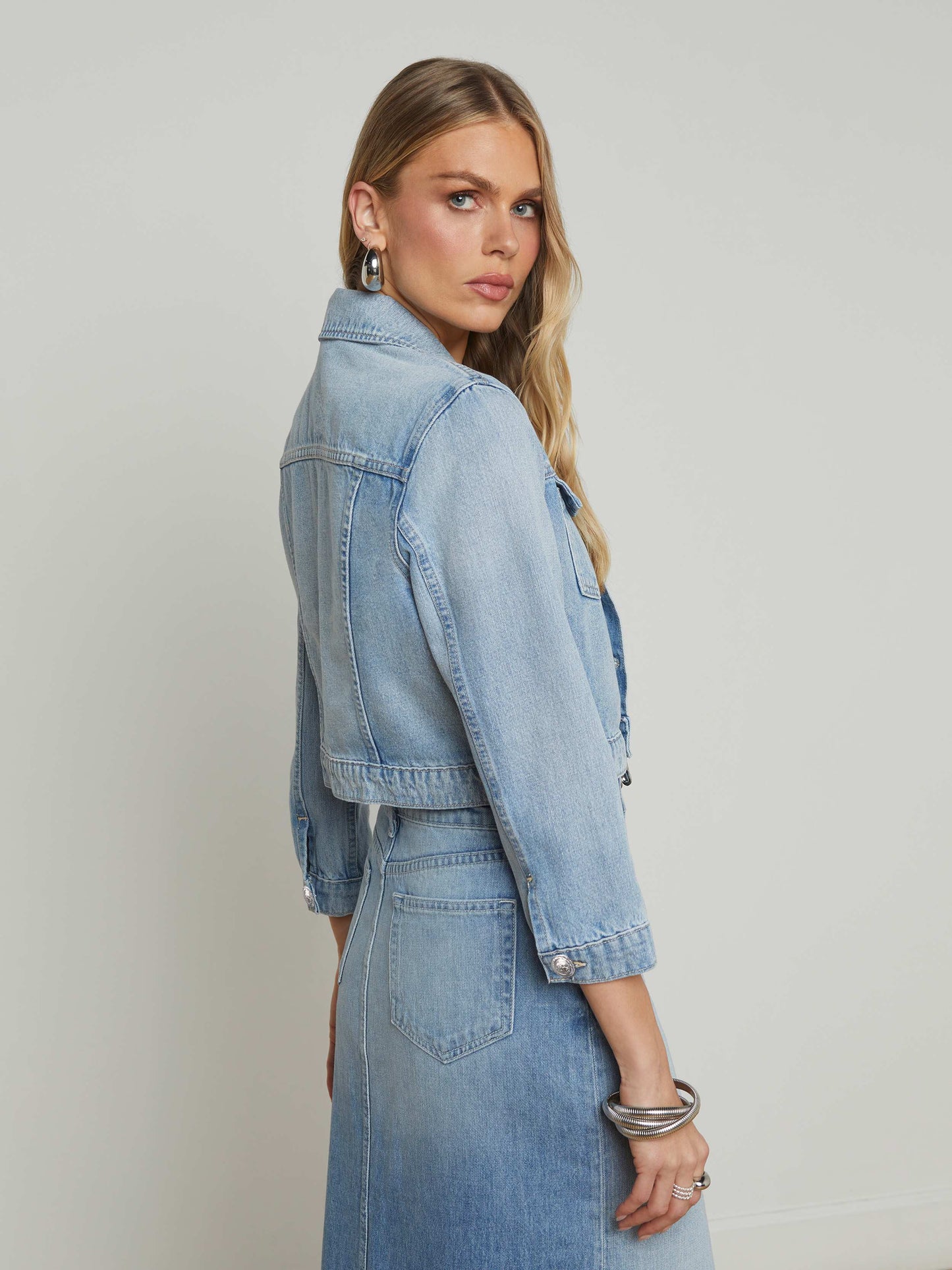 Koda Cropped Denim Jacket