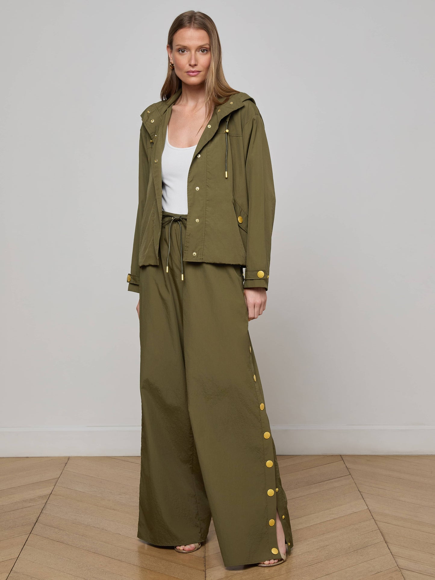 Geovana Hooded Windbreaker