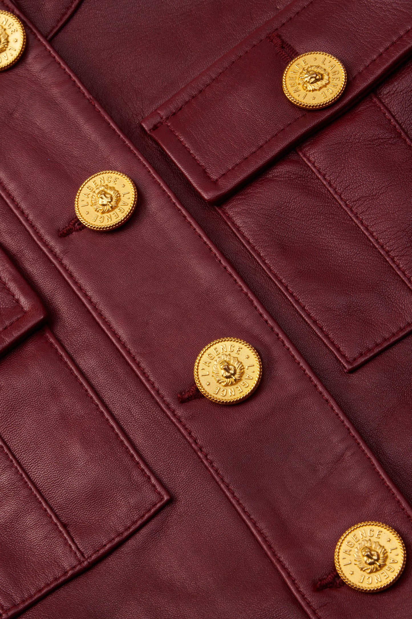 Deidra Cropped Leather Jacket