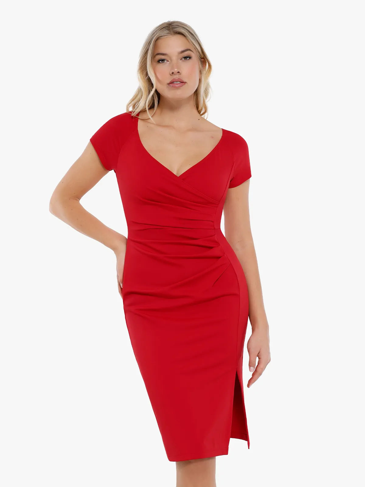 Shapewear Short Sleeve Perfect Form Sheath Dress
