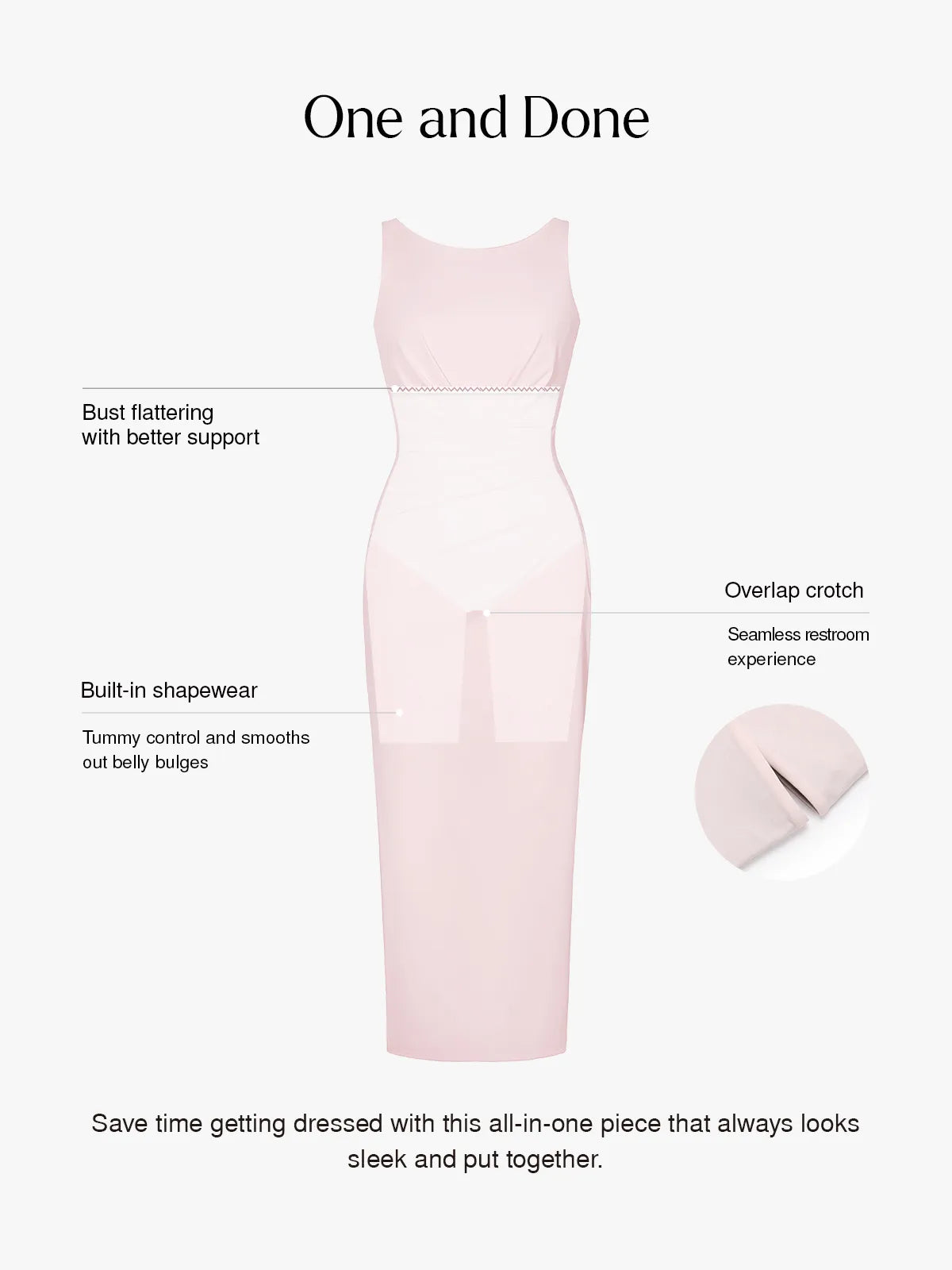 Shapewear Boatneck Draped Sculpting Maxi Dress