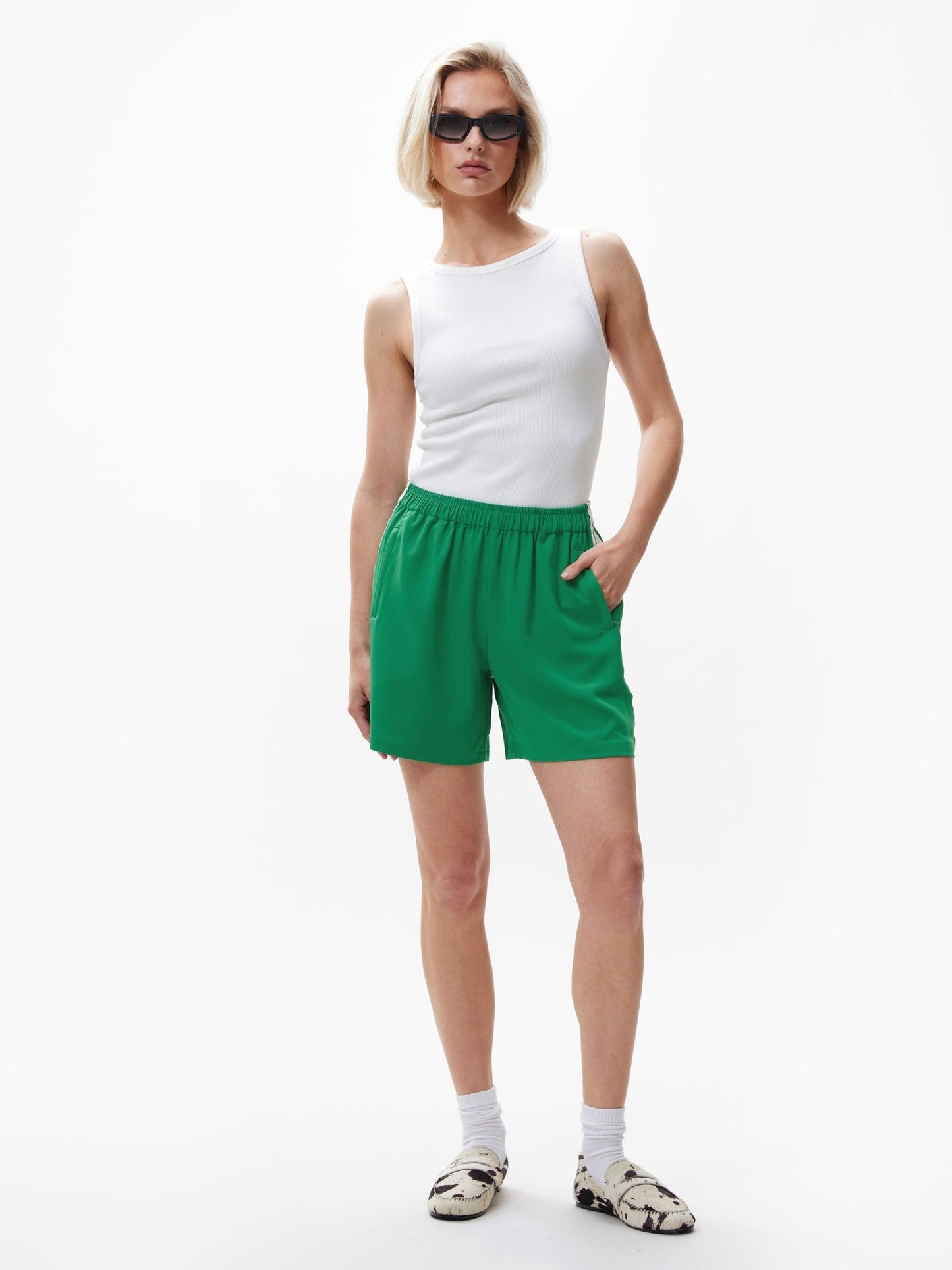 Tracksuit Shorts - Verdant Green