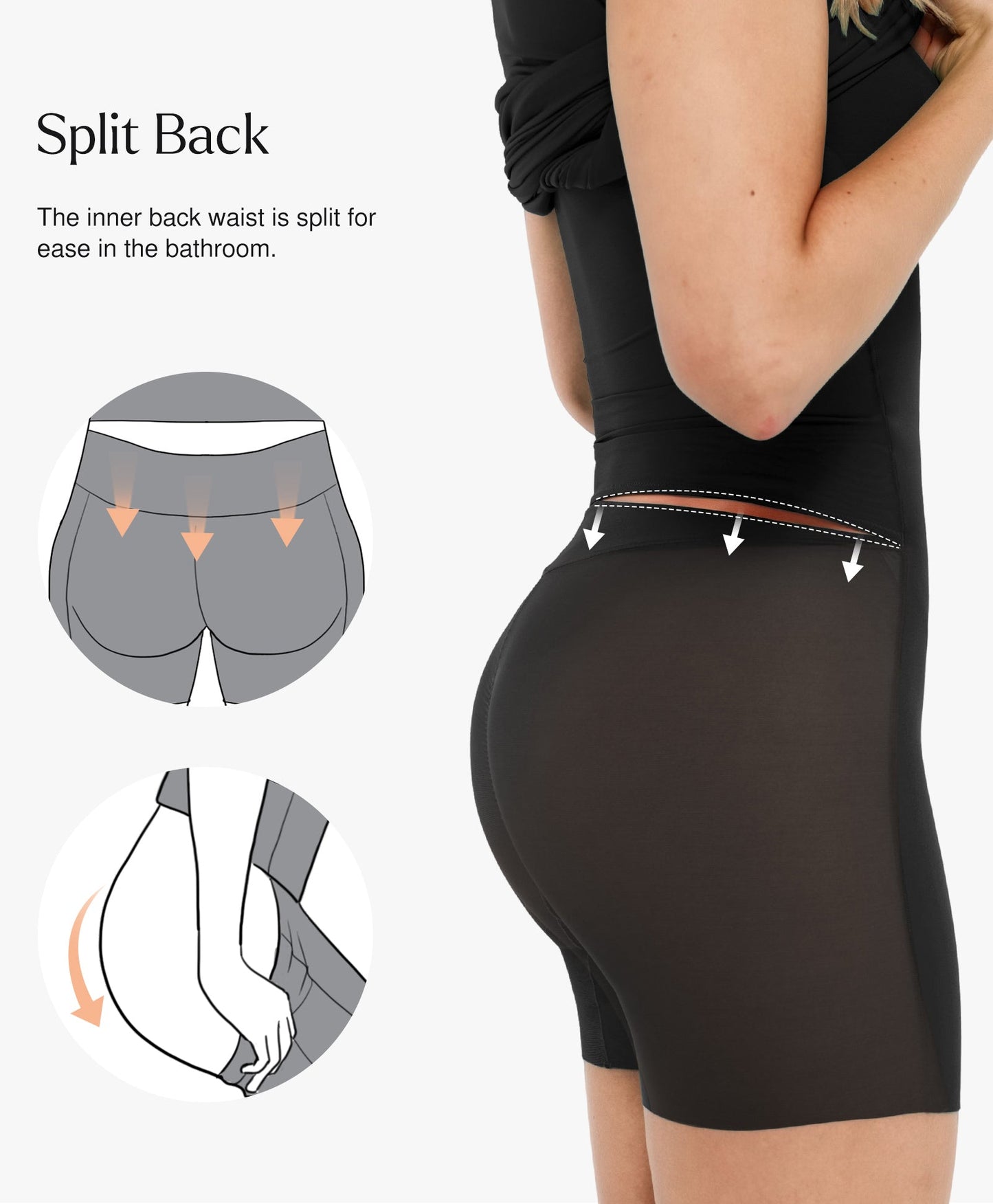 Shapewear Ruched Bodycon Cascade Mini Dress