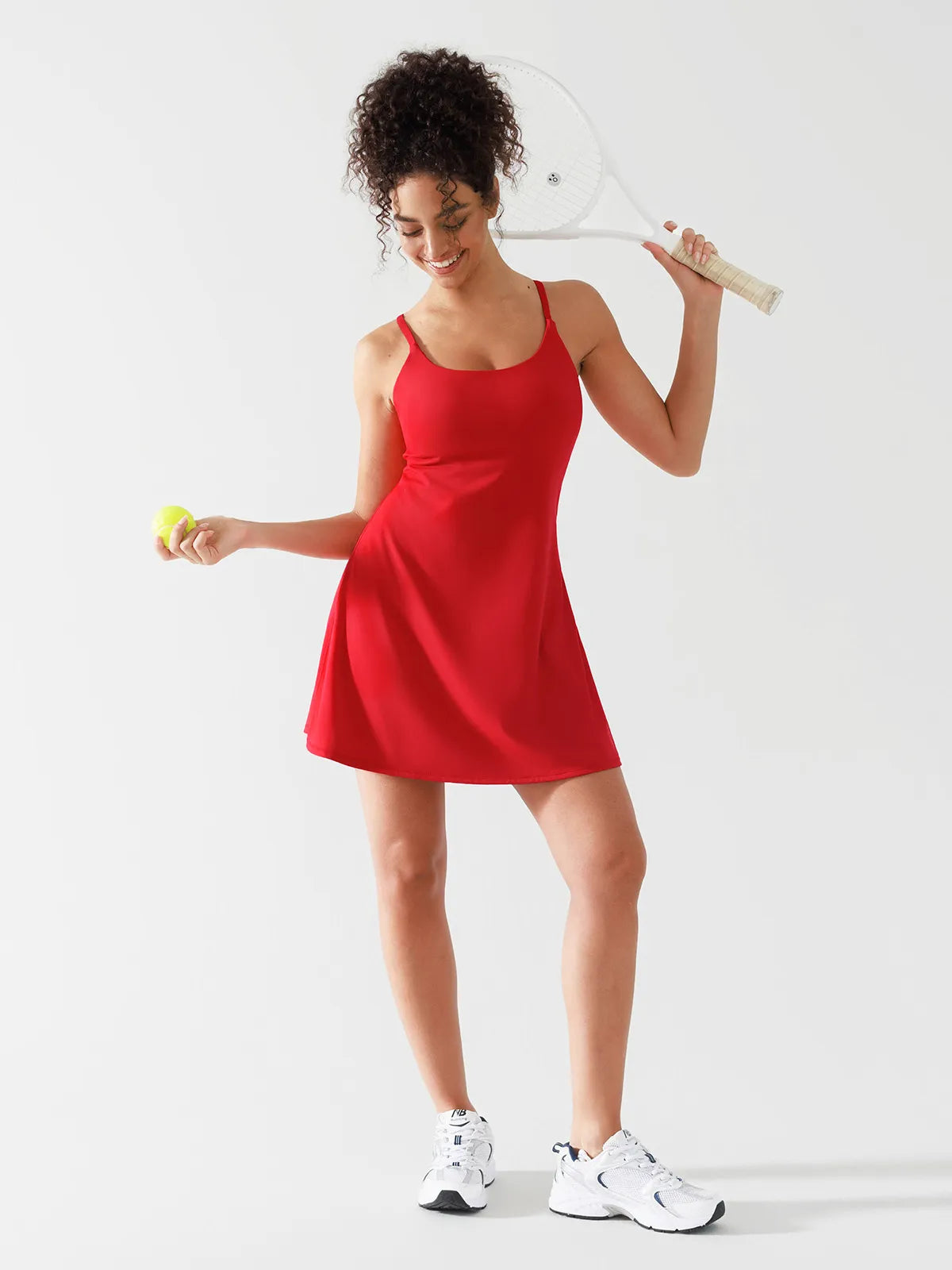 BRXL A-Line Cross-Back Tennis Dress