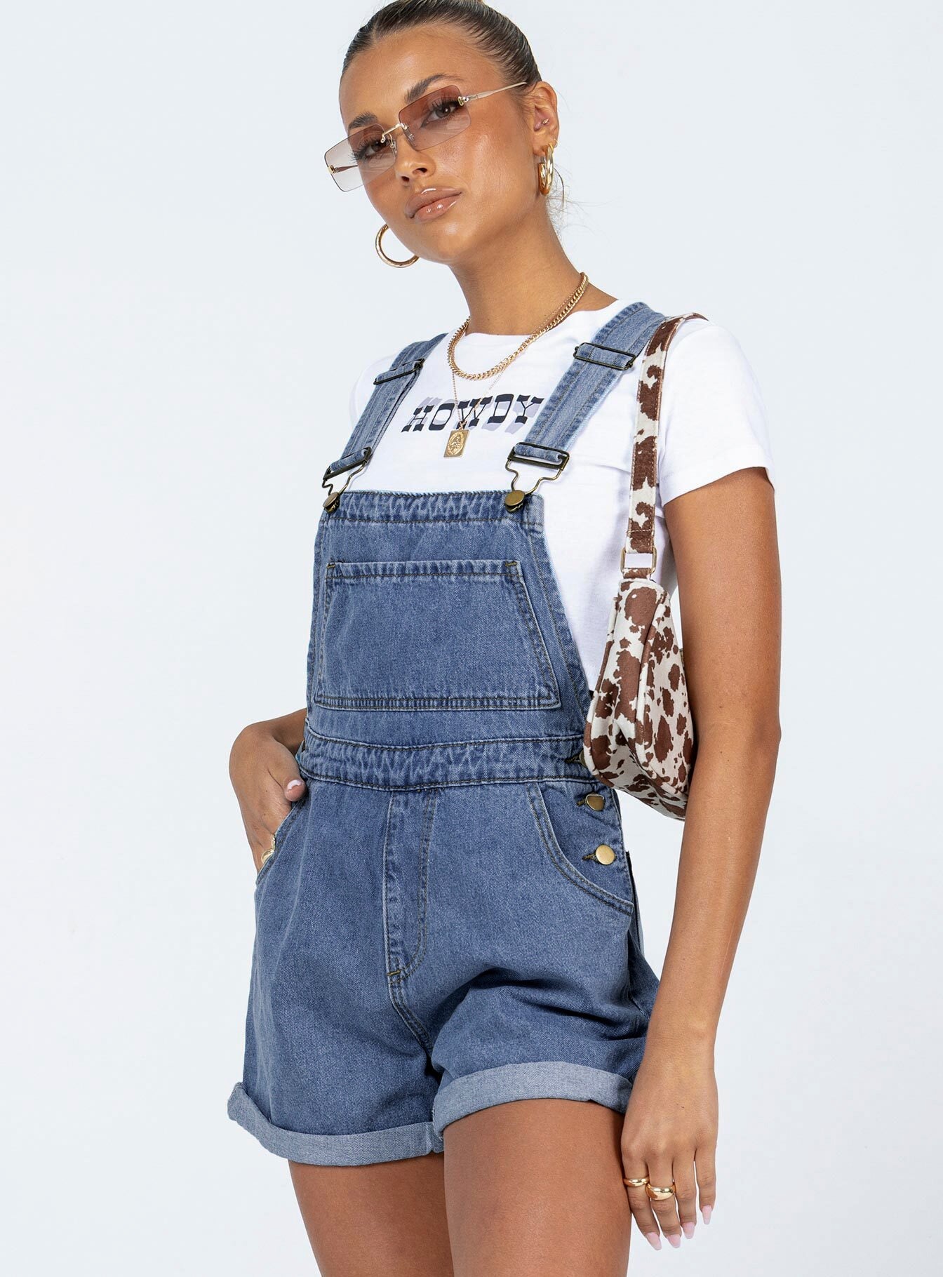 Kacey Overalls Blue Denim