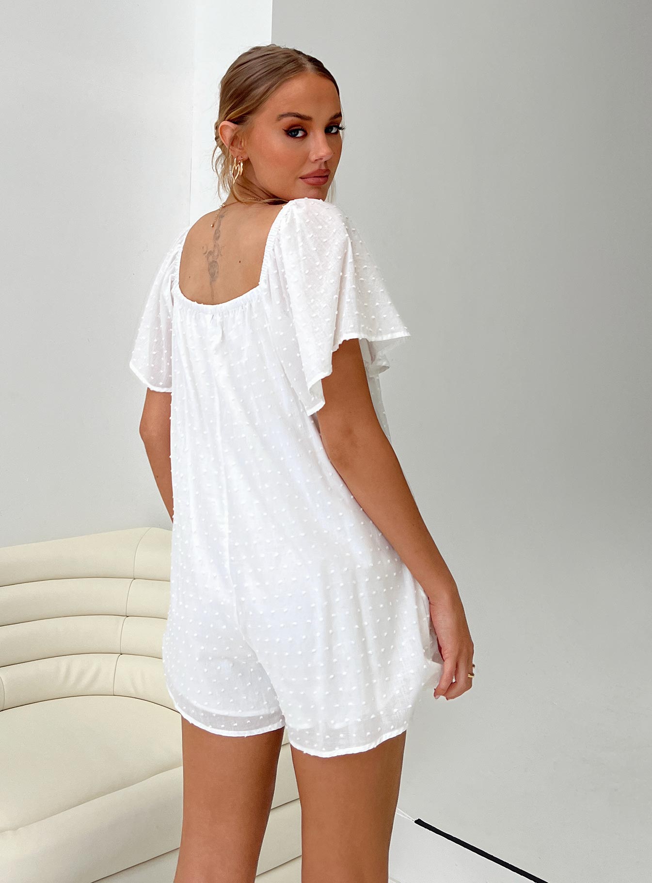 Kendelton Romper White