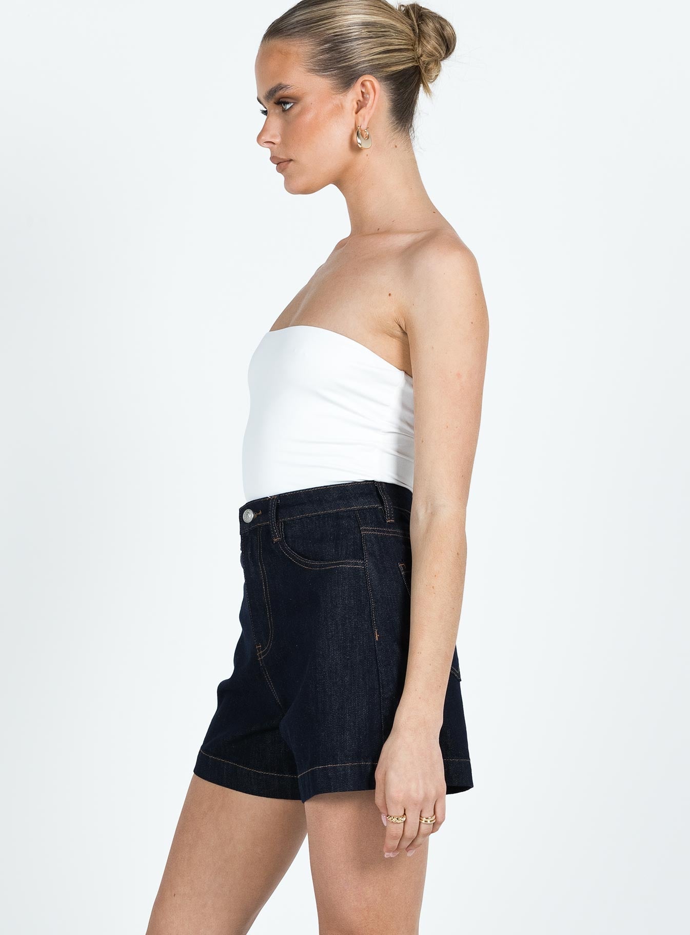 Whitaker Shorts Dark Denim