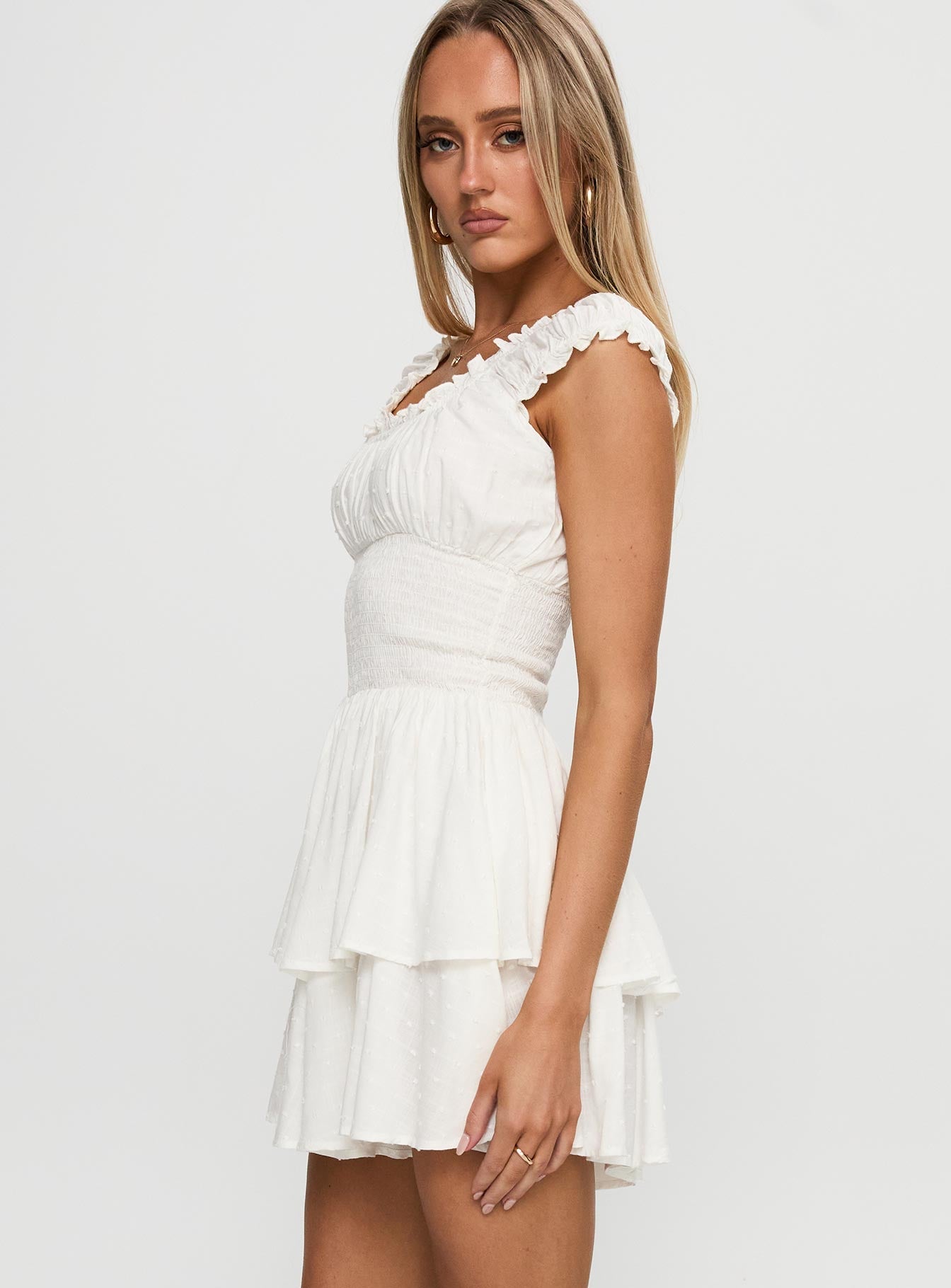 The Love Galore Romper White Lower Impact