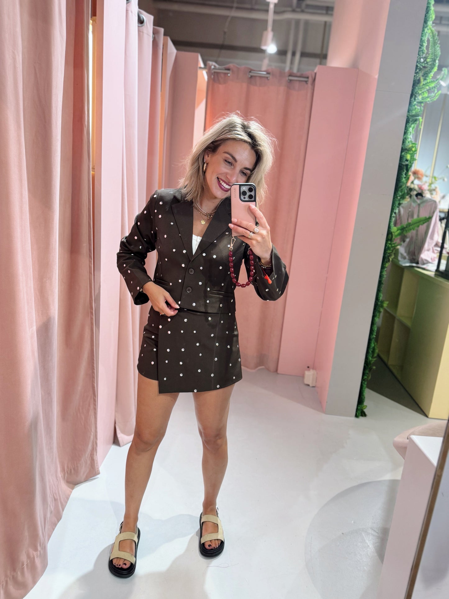 Clarise Skort - Bruin