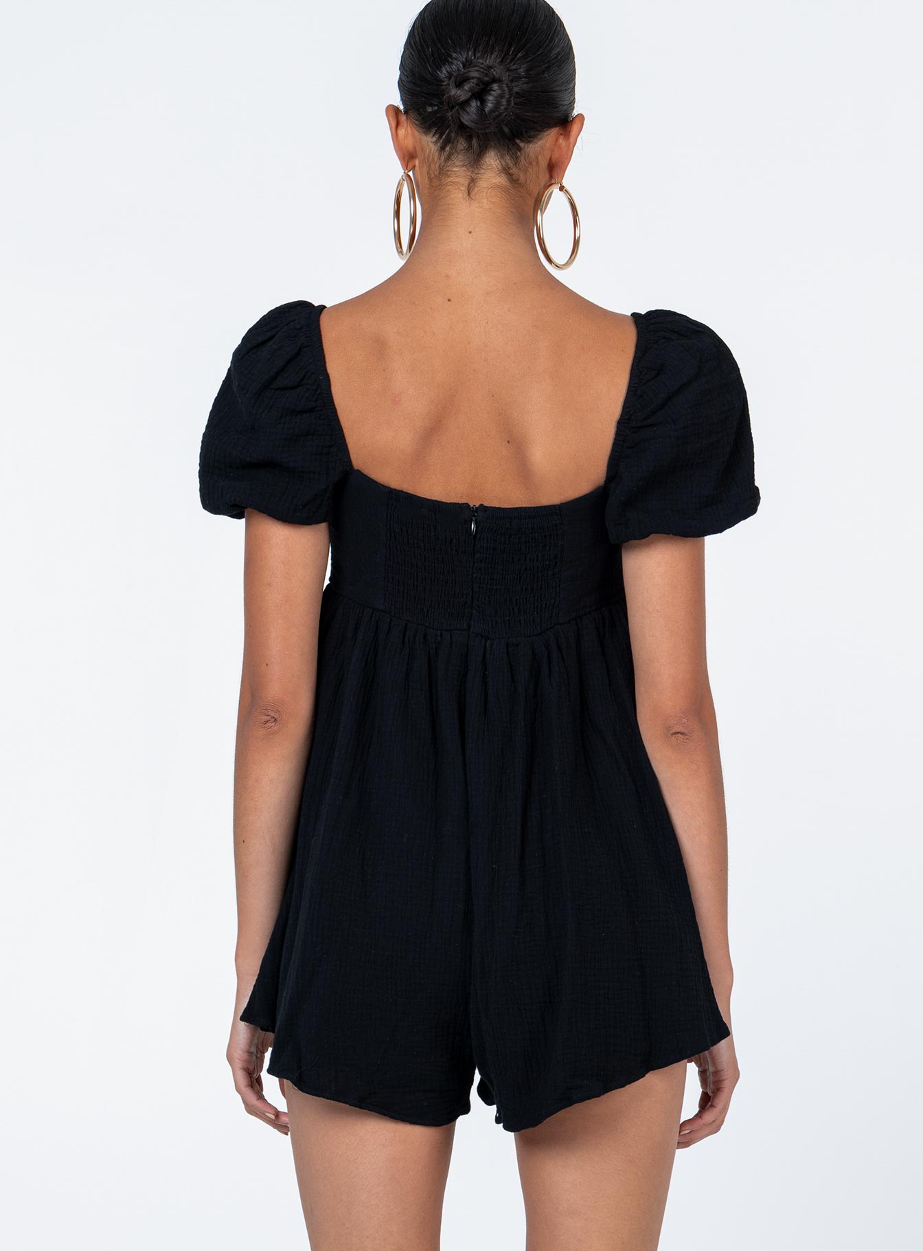 Lorna Romper Black