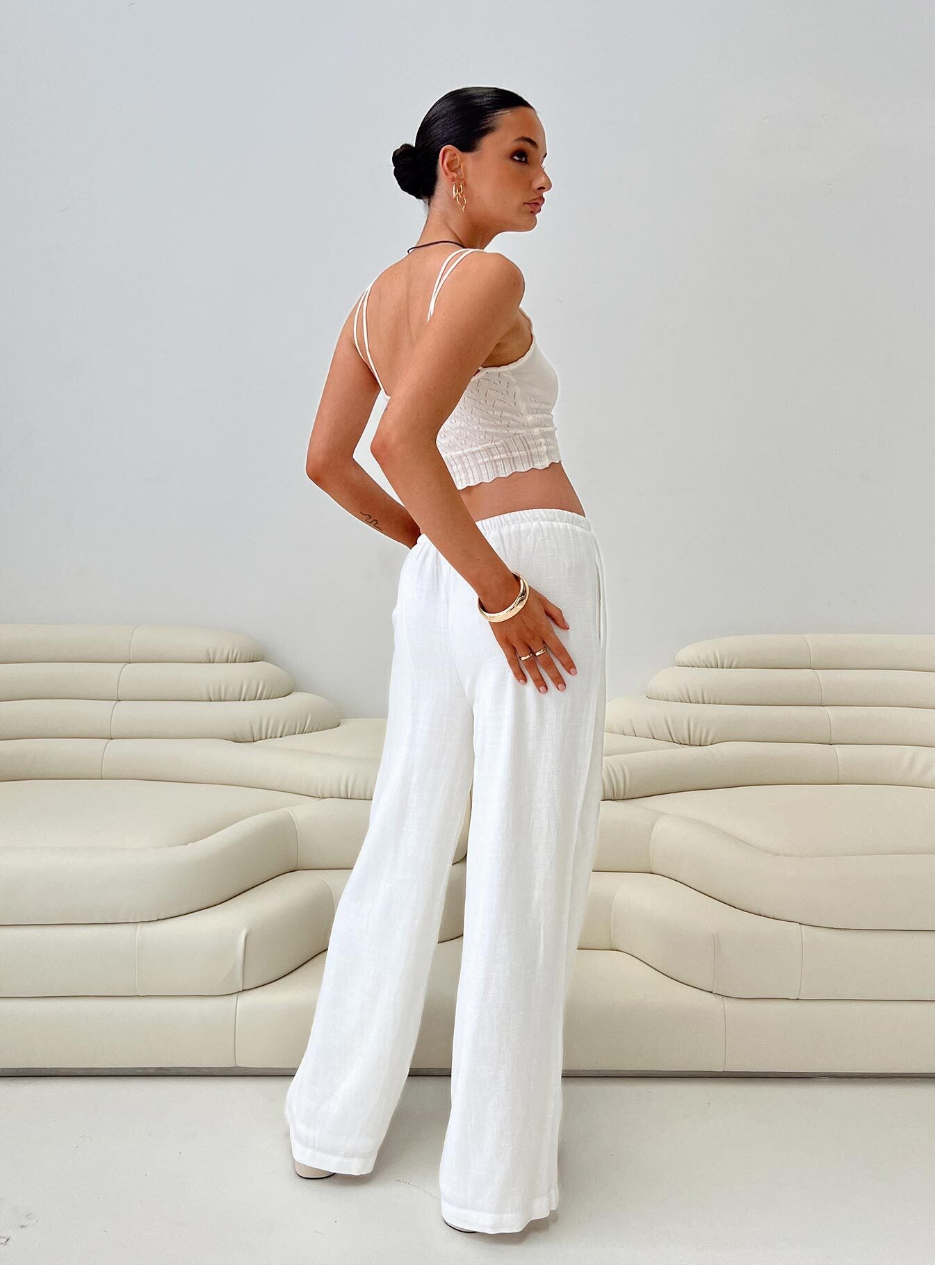 Parklea Pants White Tall