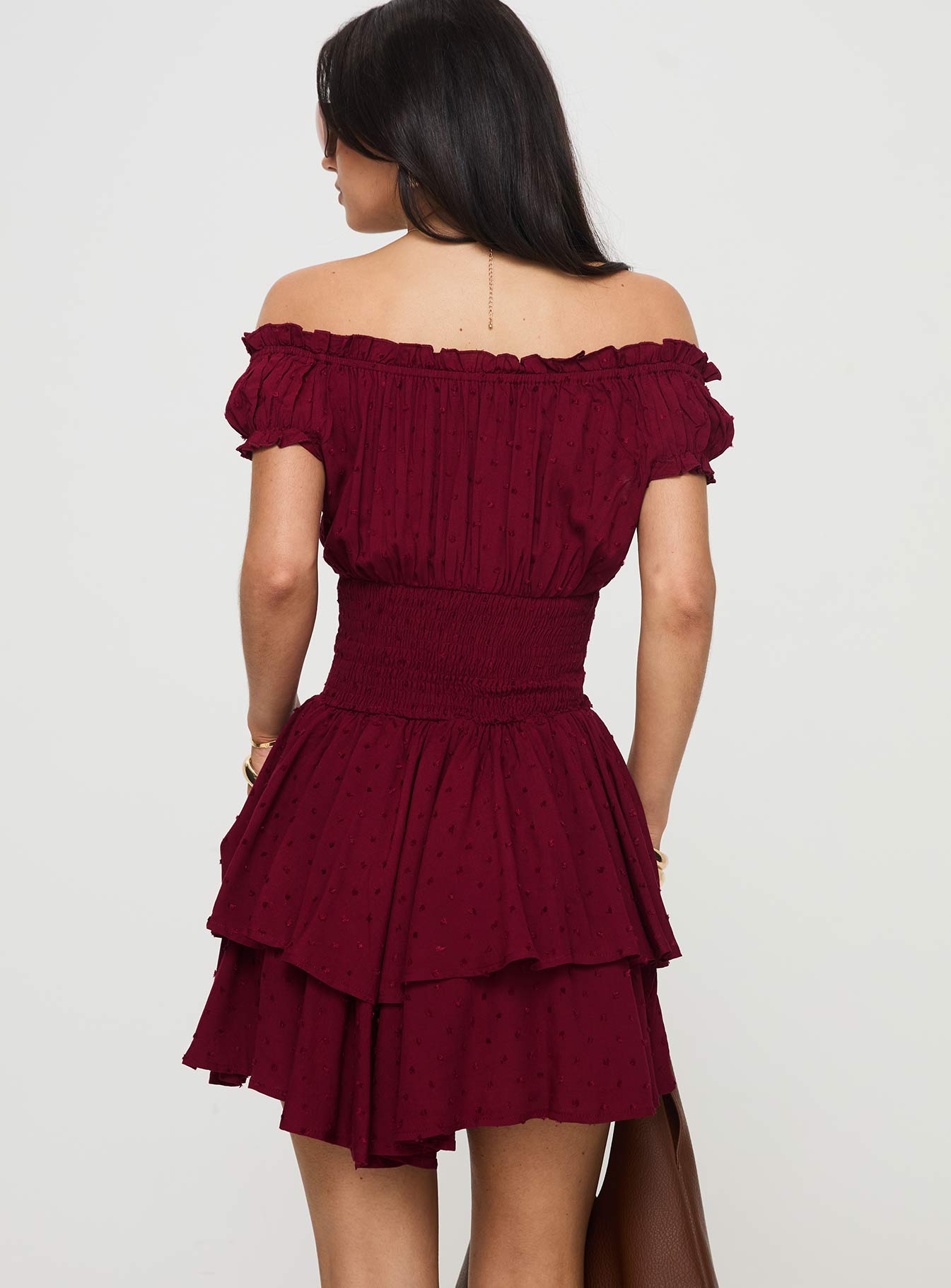 The Love Galore Romper Deep Cherry