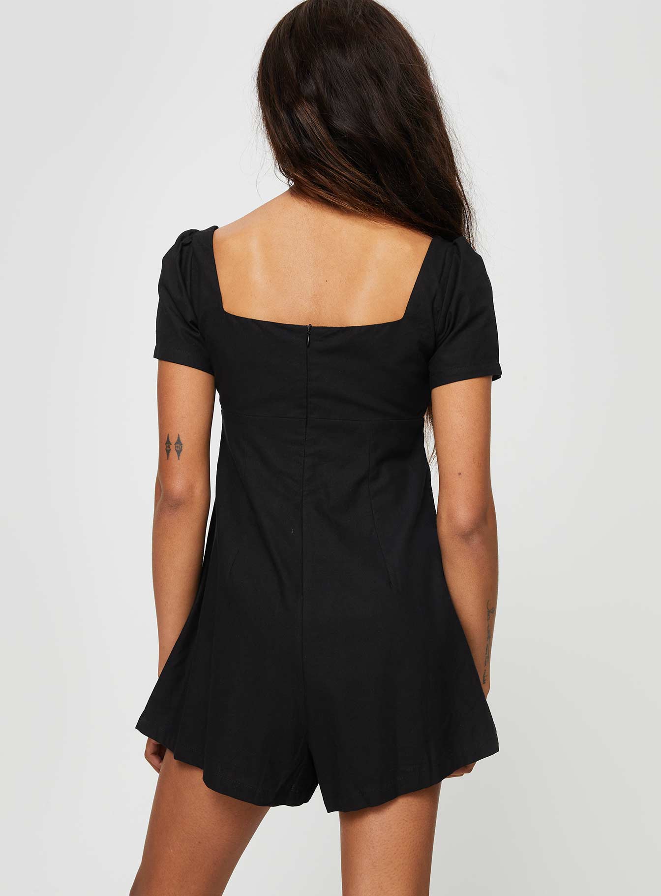 Sararae Romper Black