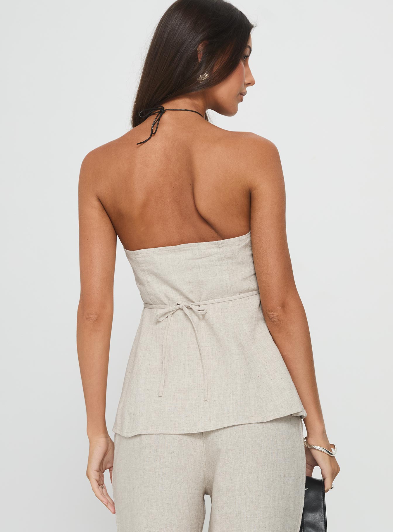 Esidora Strapless Flare Top Natural