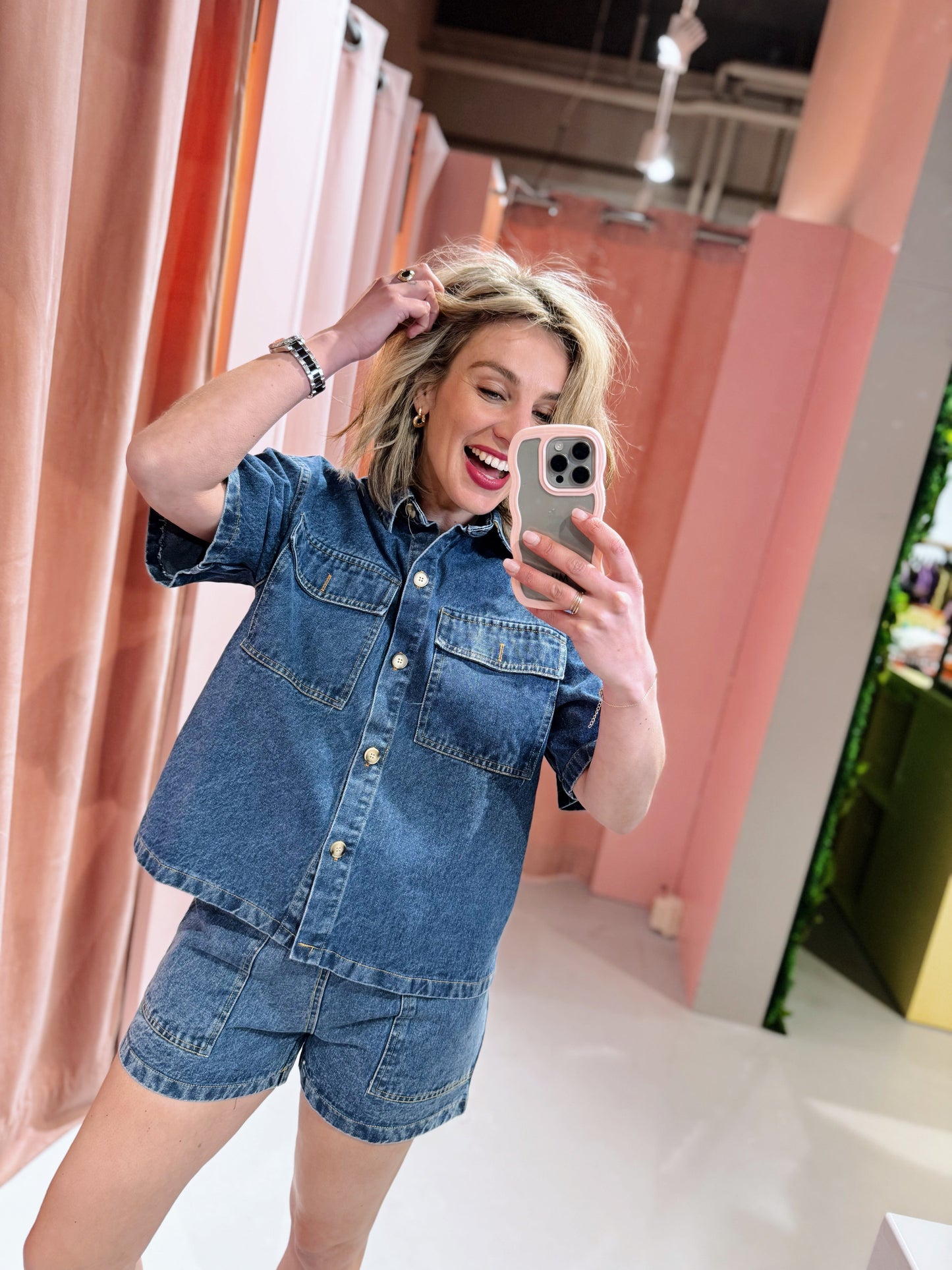 Orla Short - Donker Blauw