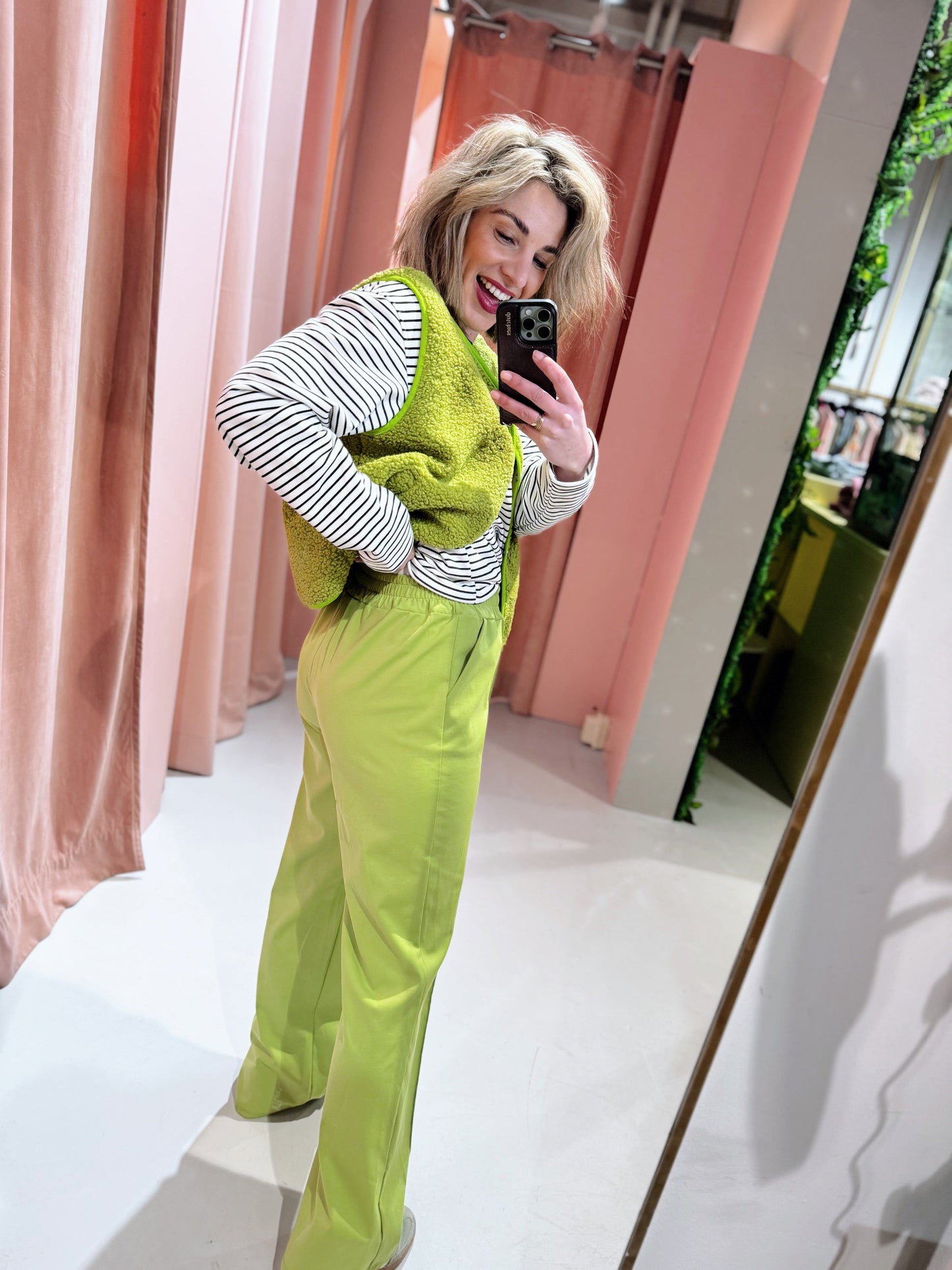 Dafne Pants - Lime Green