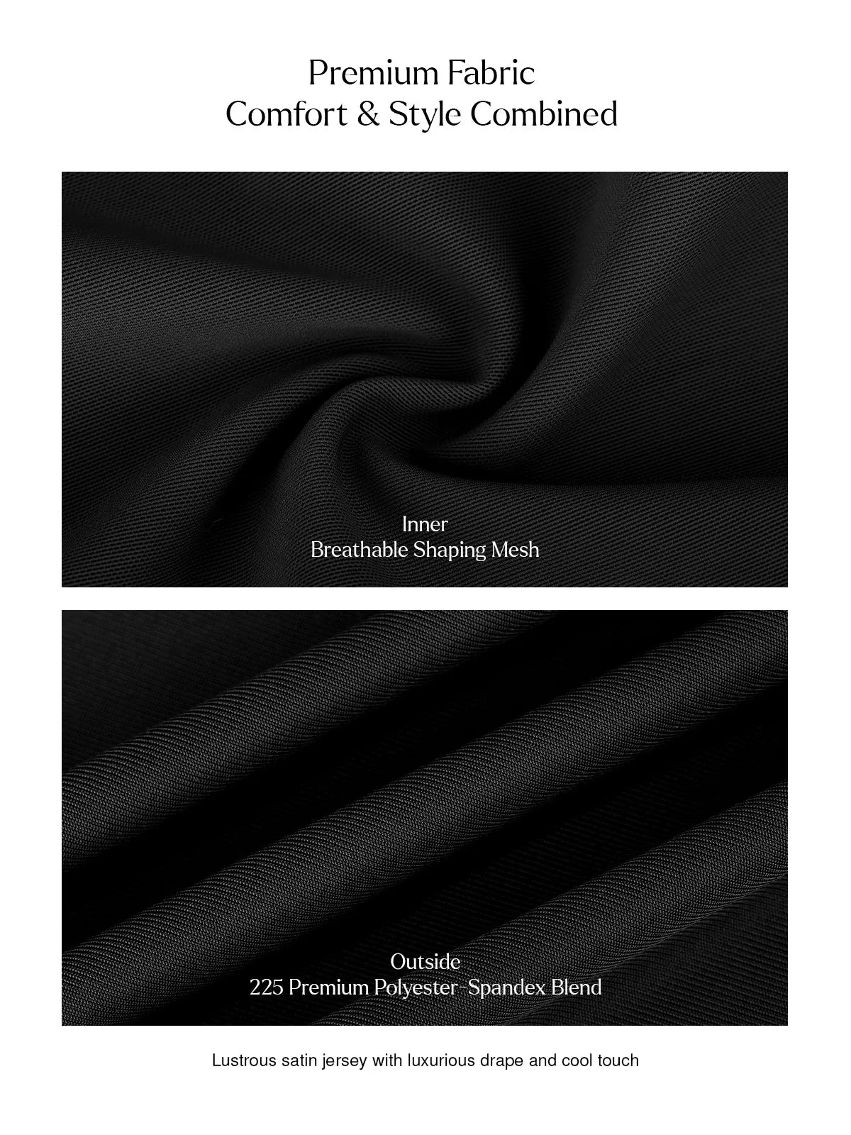 Shapewear Sculpting Side Slit Mini Dress