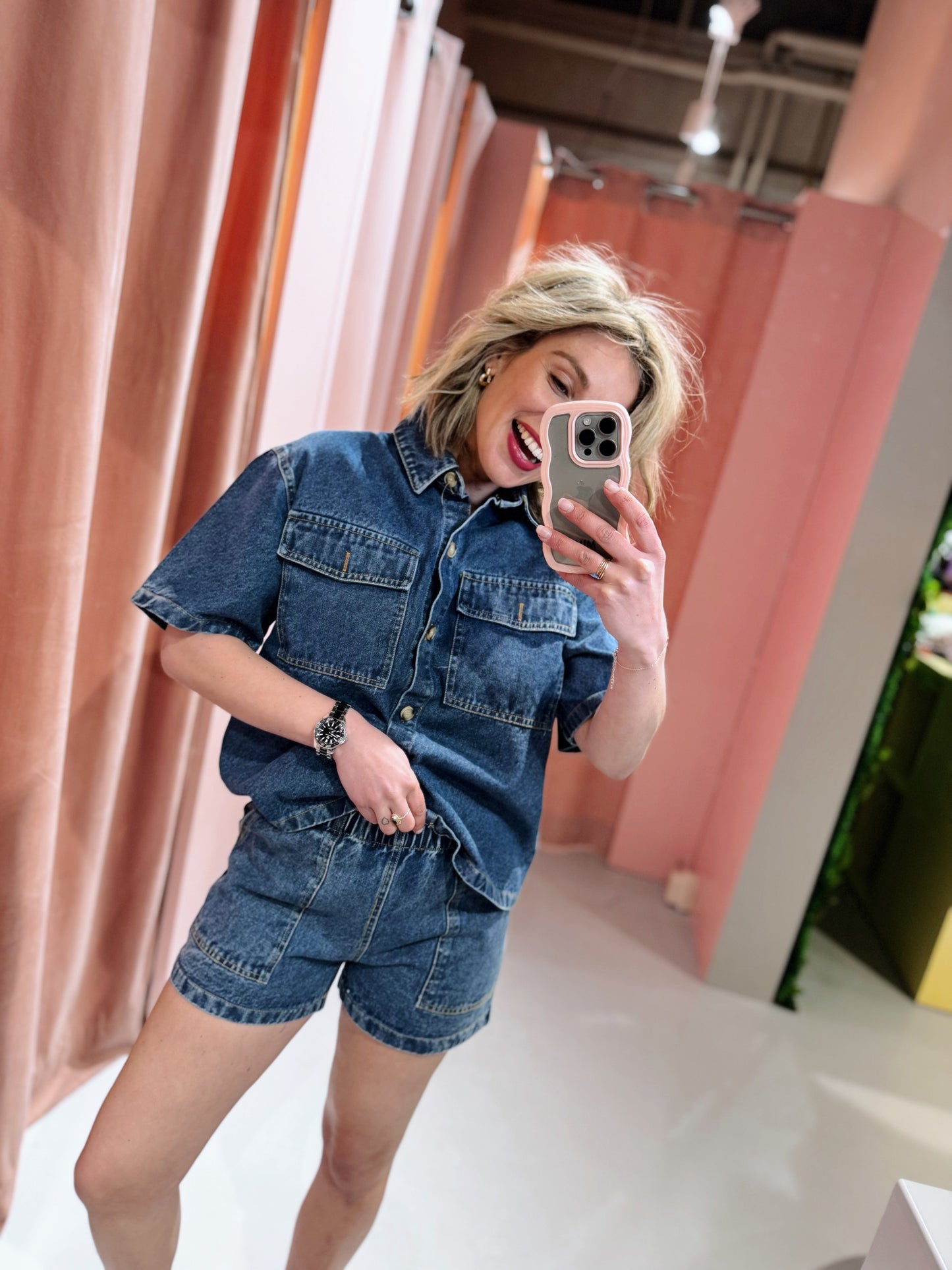 Orla Short - Donker Blauw