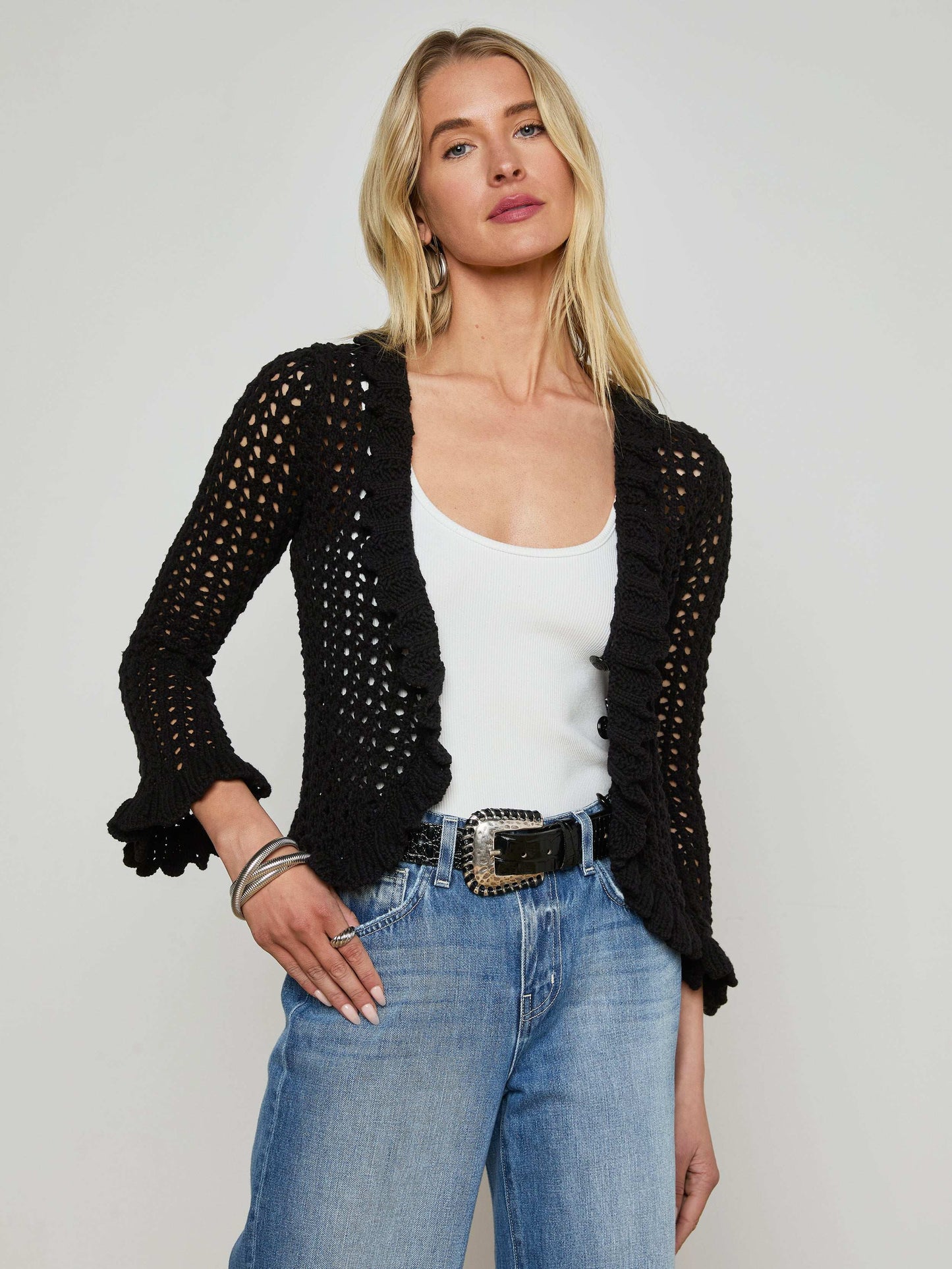 Solaris Crocheted Cardigan