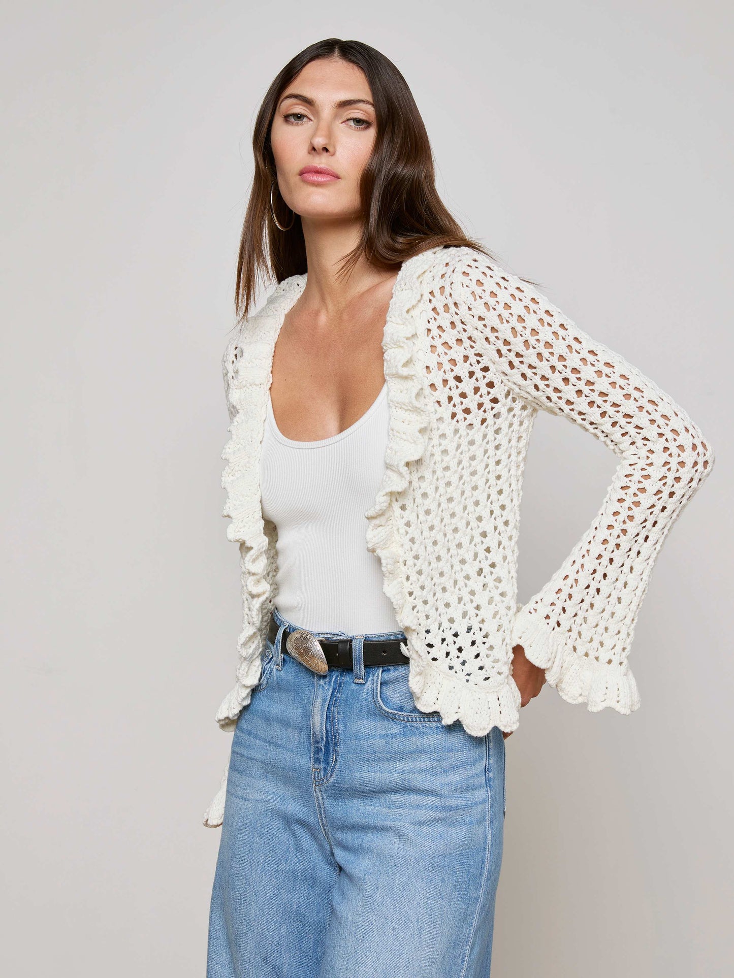 Solaris Crocheted Cardigan