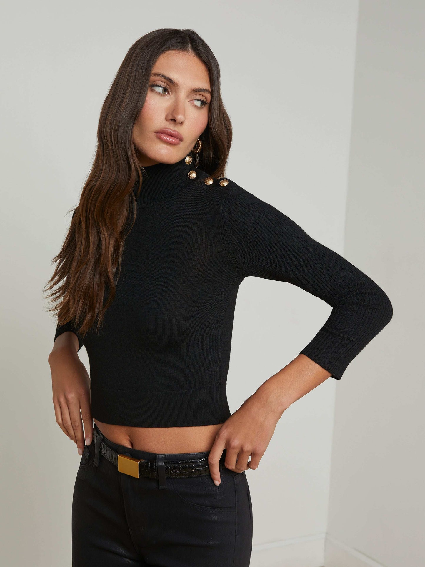 Kamdyn Mock-Neck Top