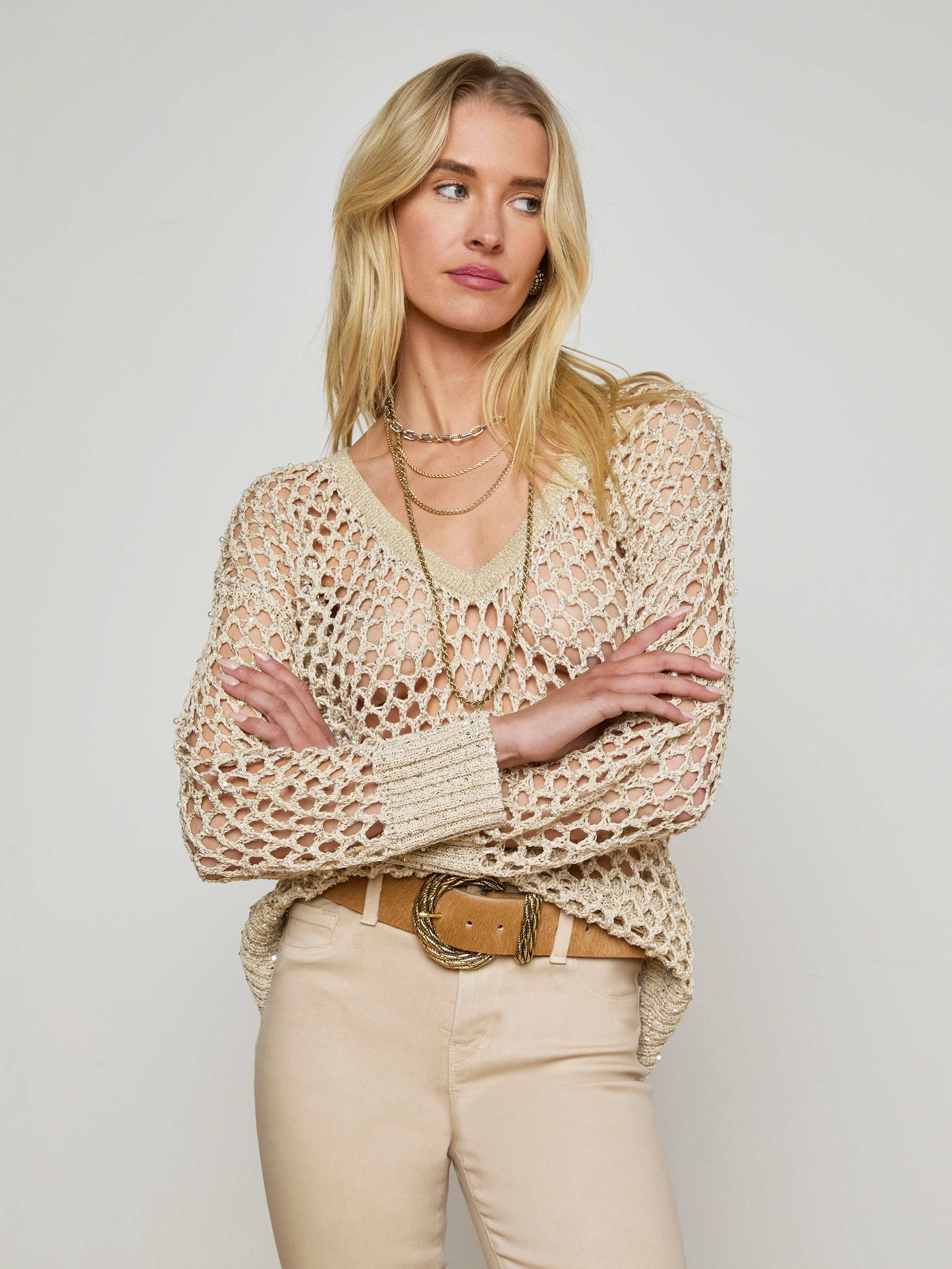 Nashwa Embellished Sweater