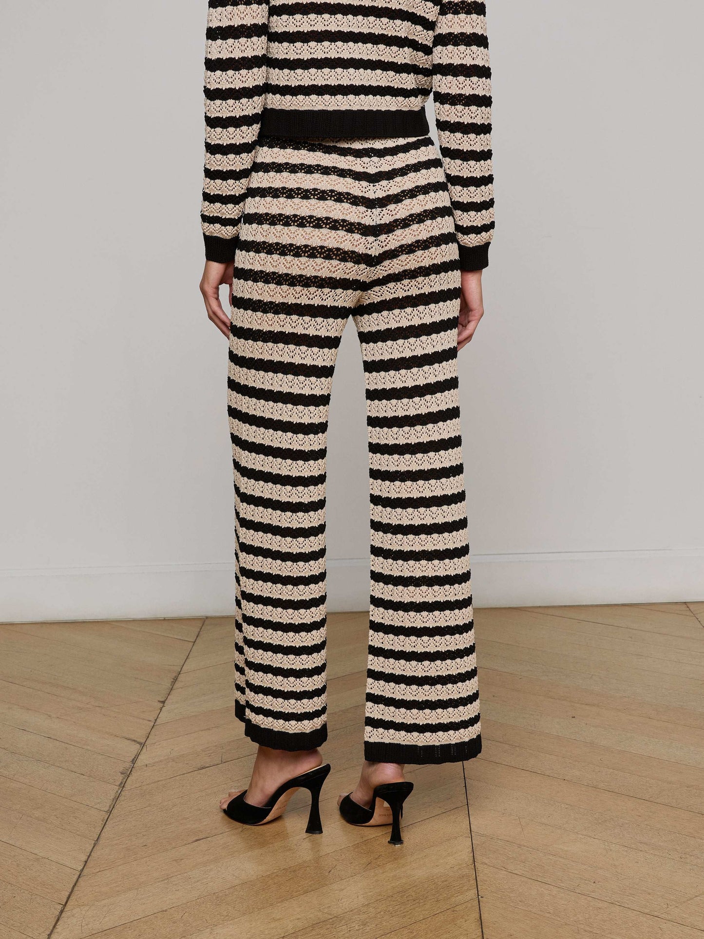 Gaelle Pointelle Knit Pant