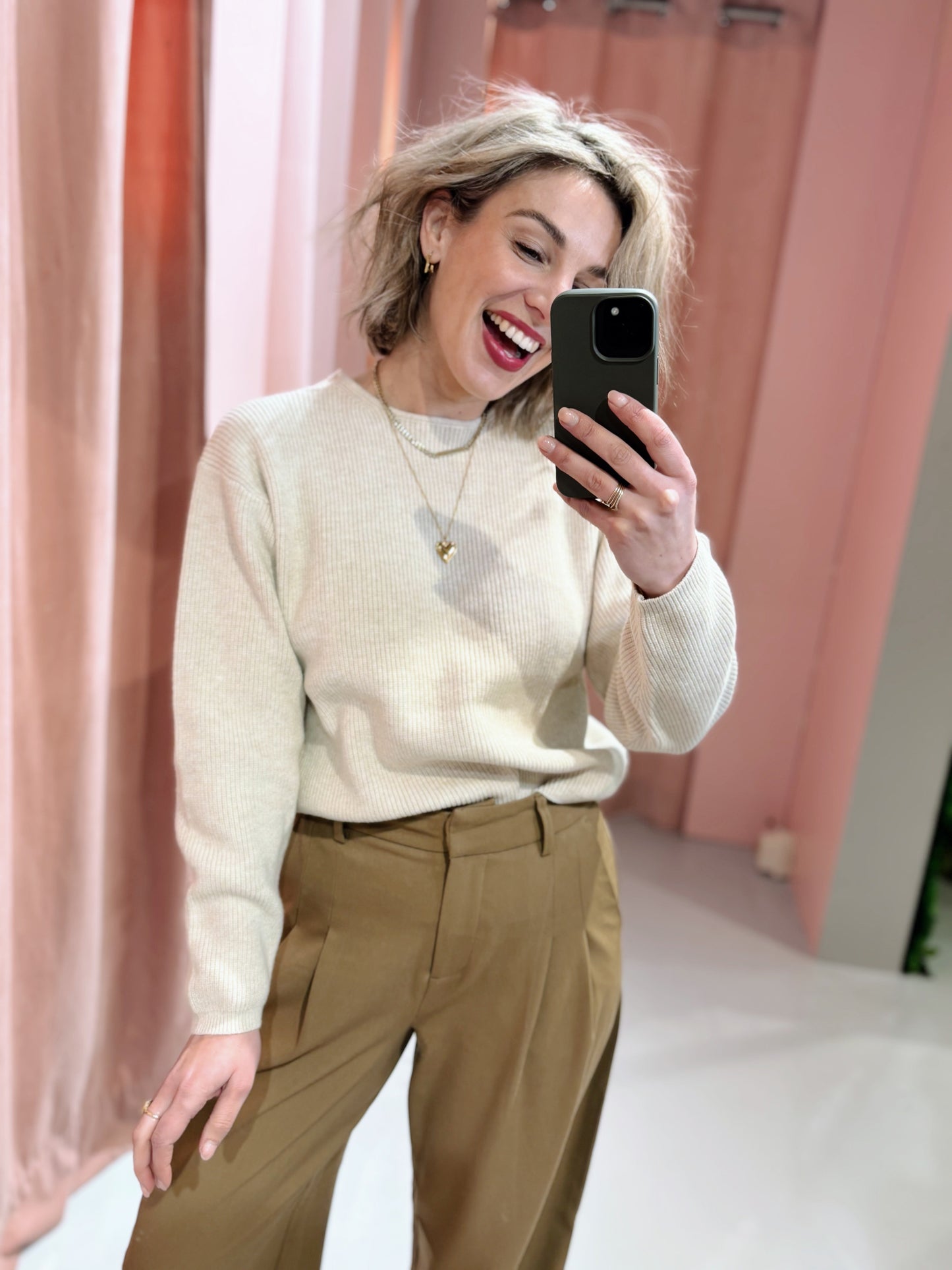 MSCHHenrika HW Pants - Ermine