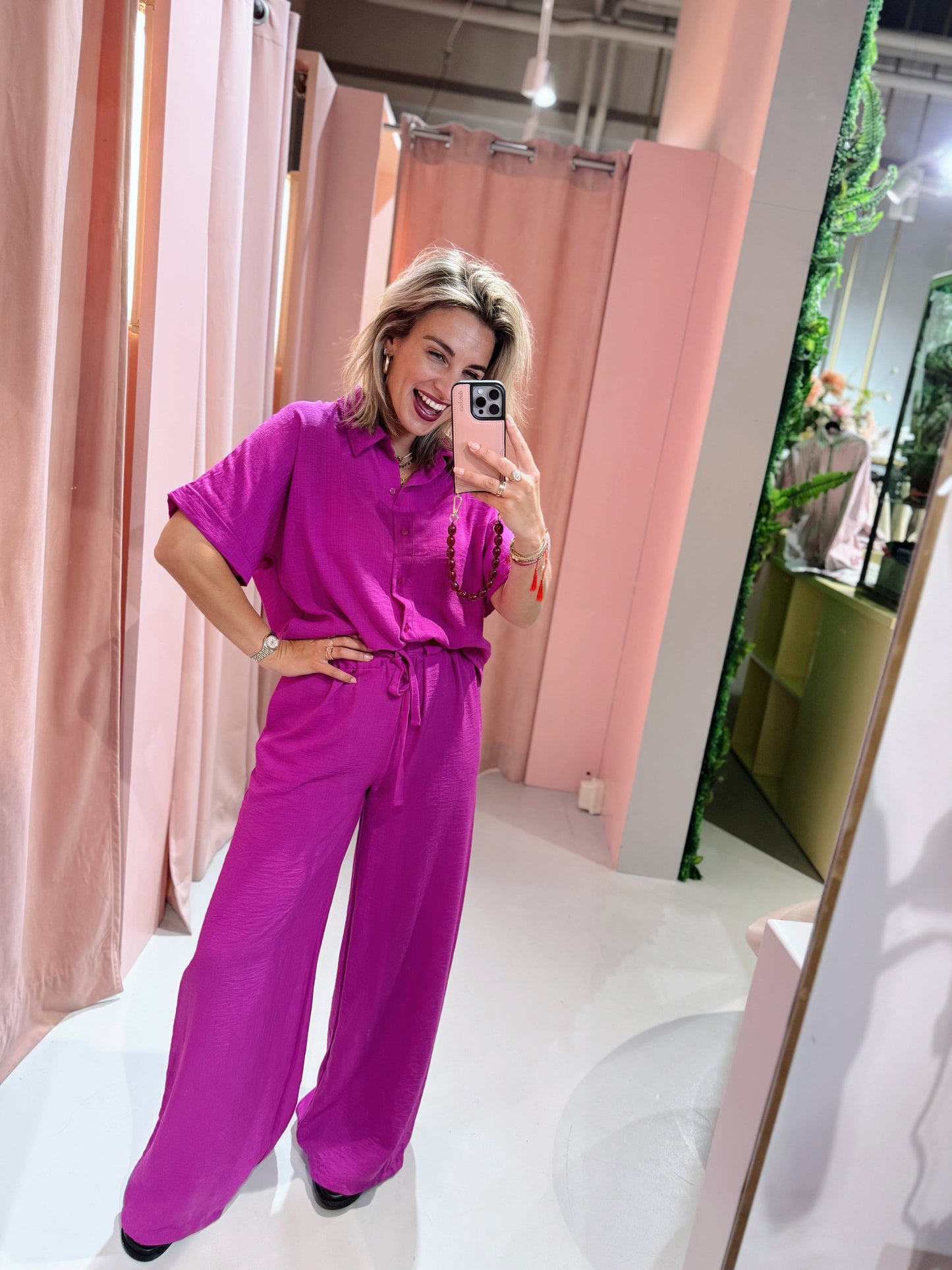 Kiani Pants - Magenta