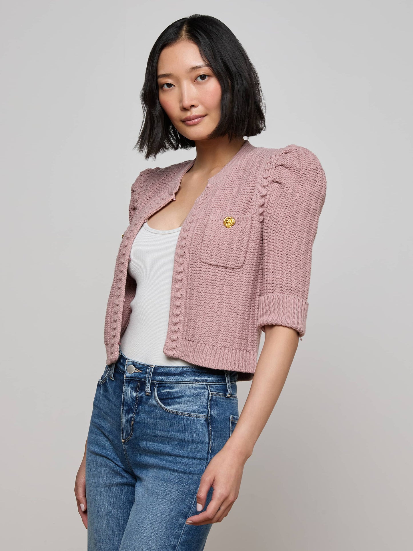 Delilah Cropped Cardigan
