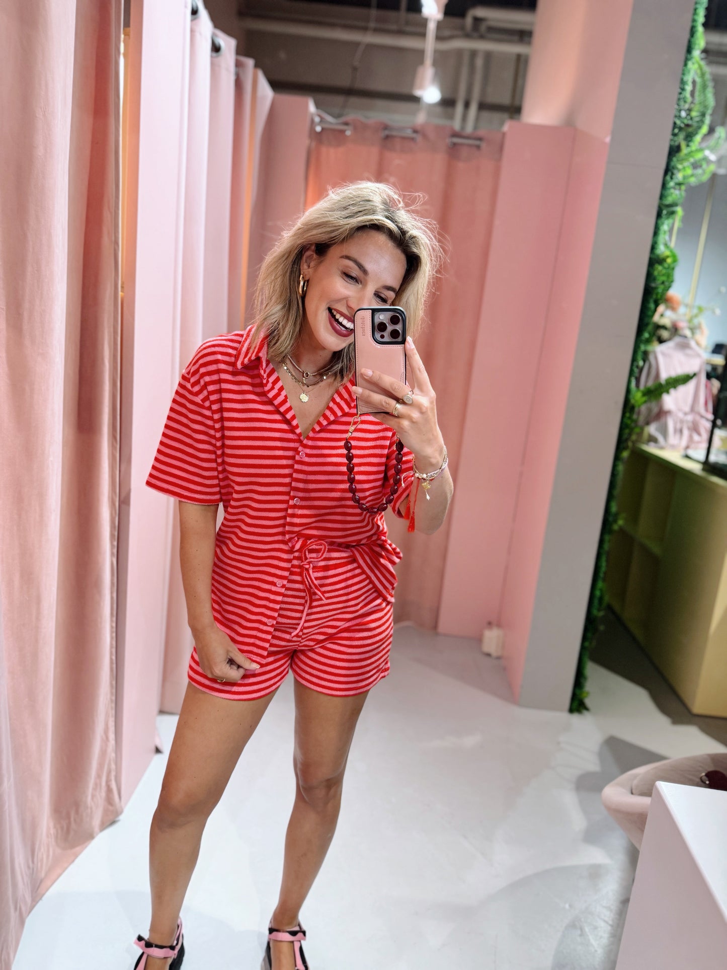 Lumi Short - Roze/Rood